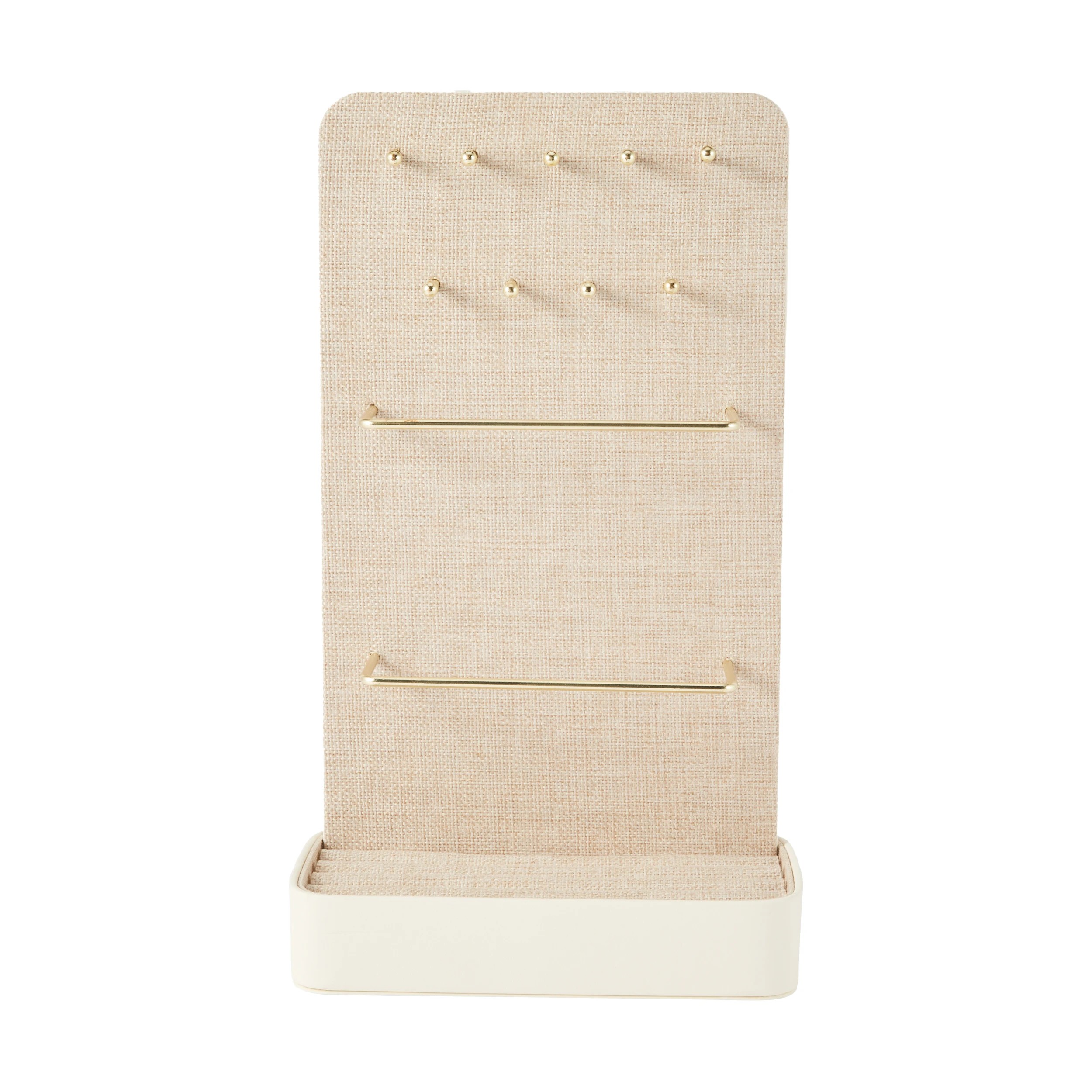 2 Linen Look Jewellery Stand, 2 of 5