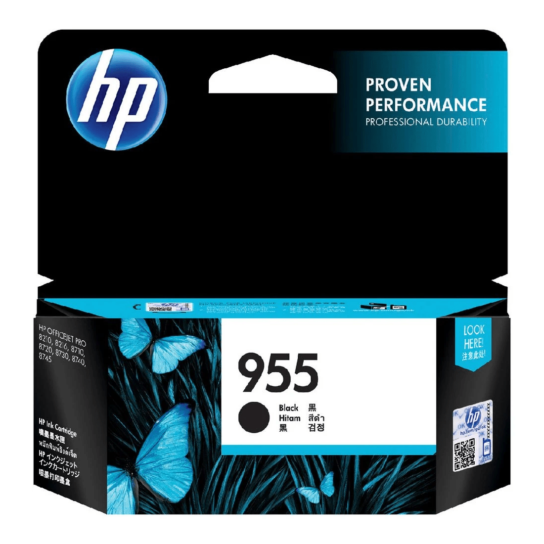 1 HP 955 Ink Cartridge Black, 1 of 6