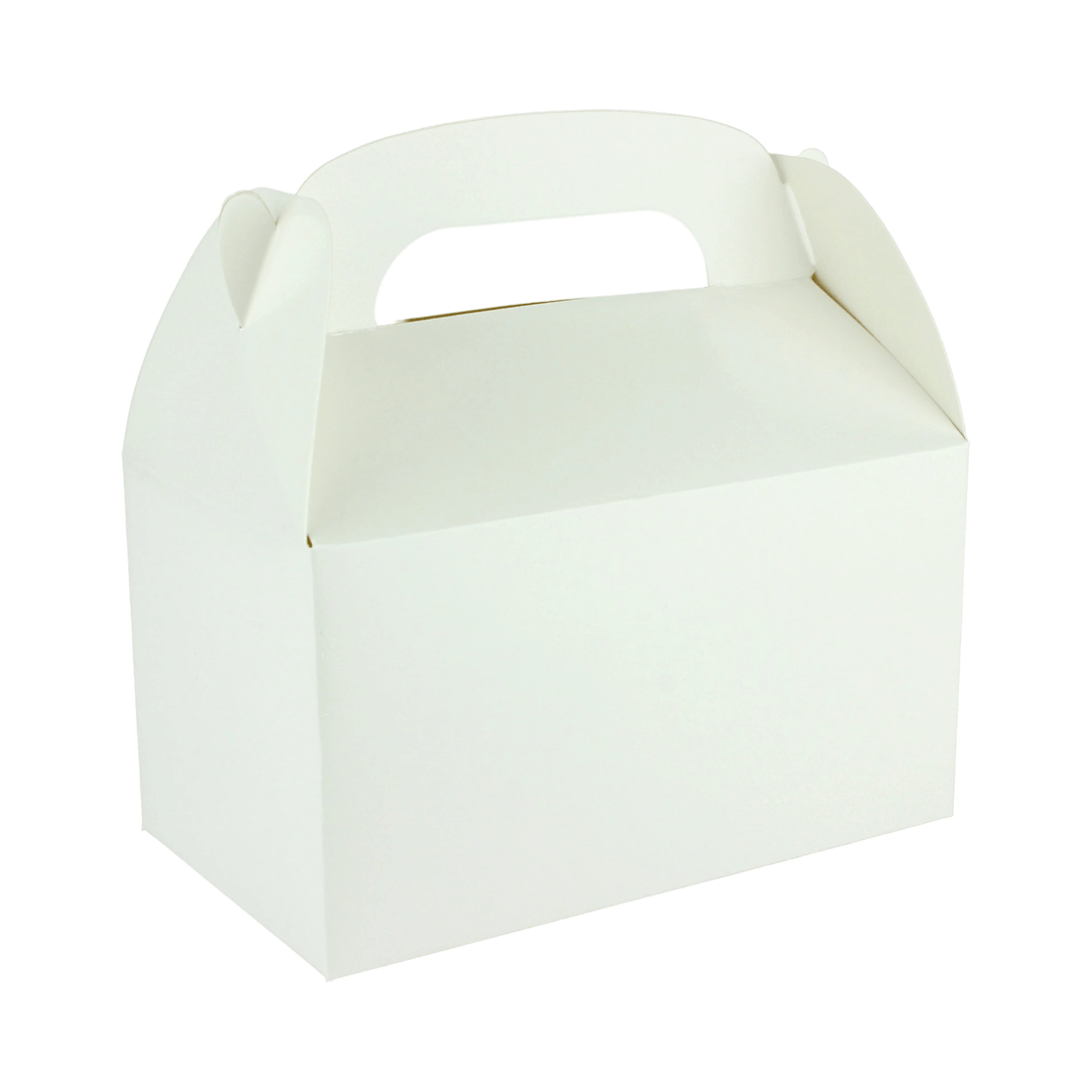 1 Party Maker White Lolly/Treat Boxes with Handle Pack of 6, 1 of 2