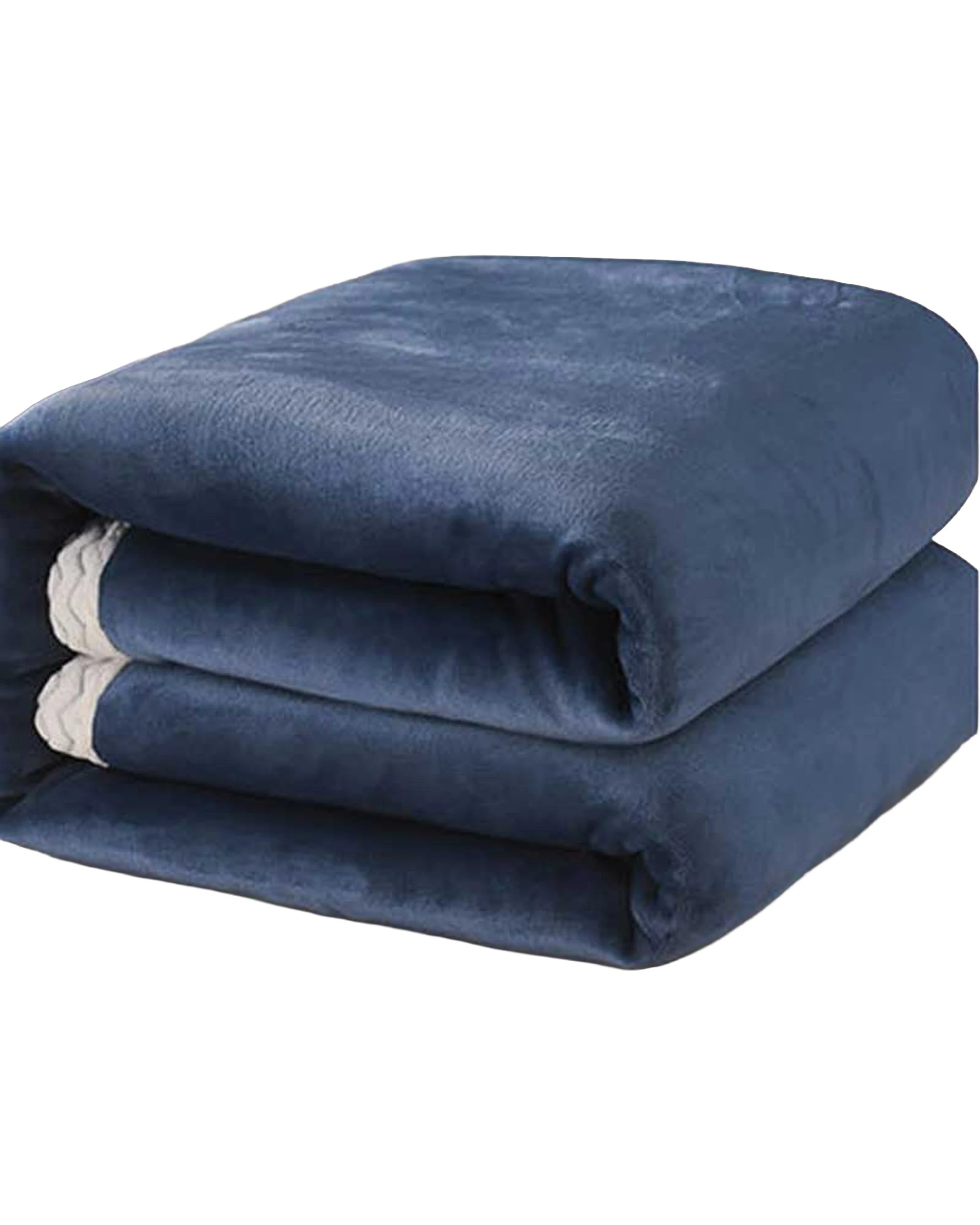1 Cotton More Ultimate Sherpa Blanket 200x230cm - Blue, 1 of 4