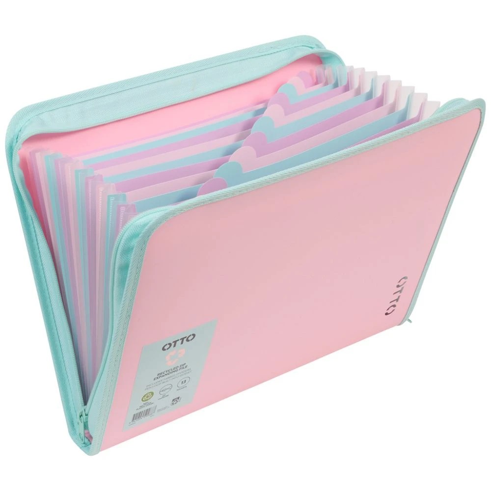 3 Otto Zip Expansion File Pink, 3 of 3