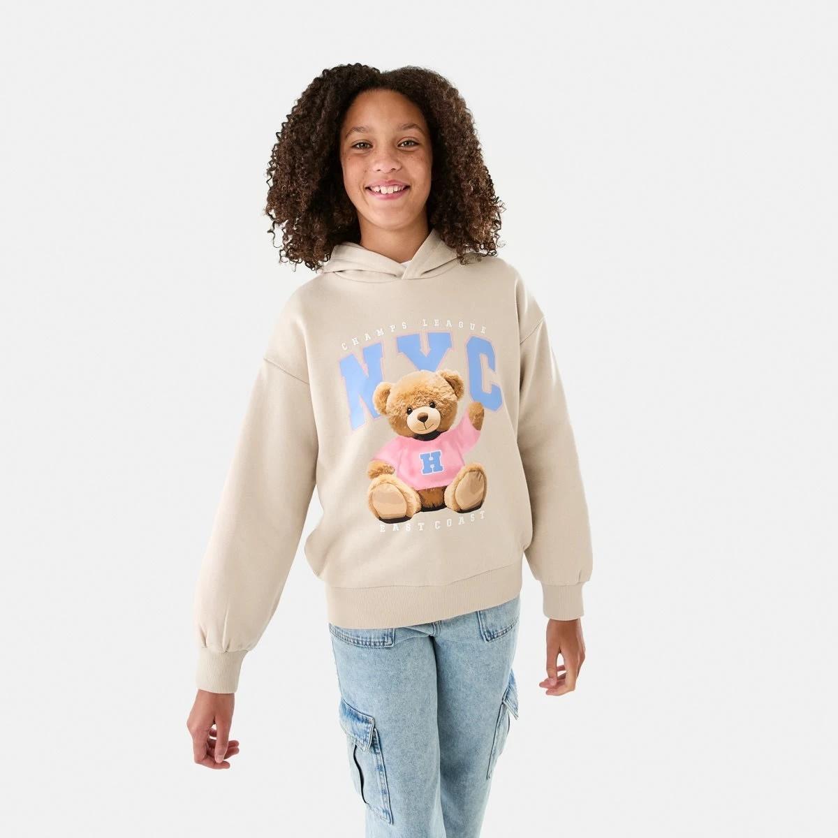 1 Oversized Hoodie Teddy Bear, 1 of 9
