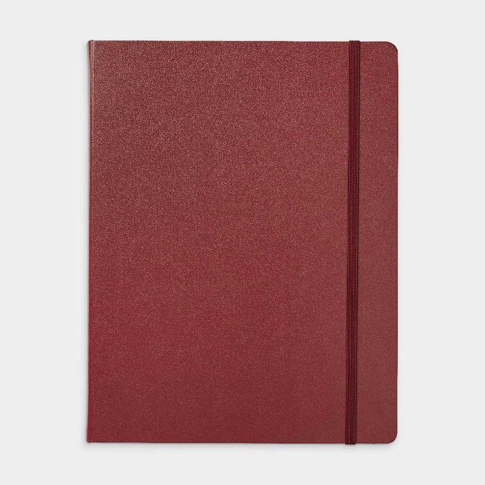 4 J.Burrows Large Journal Ruled 240 Page Dark Red, 4 of 4