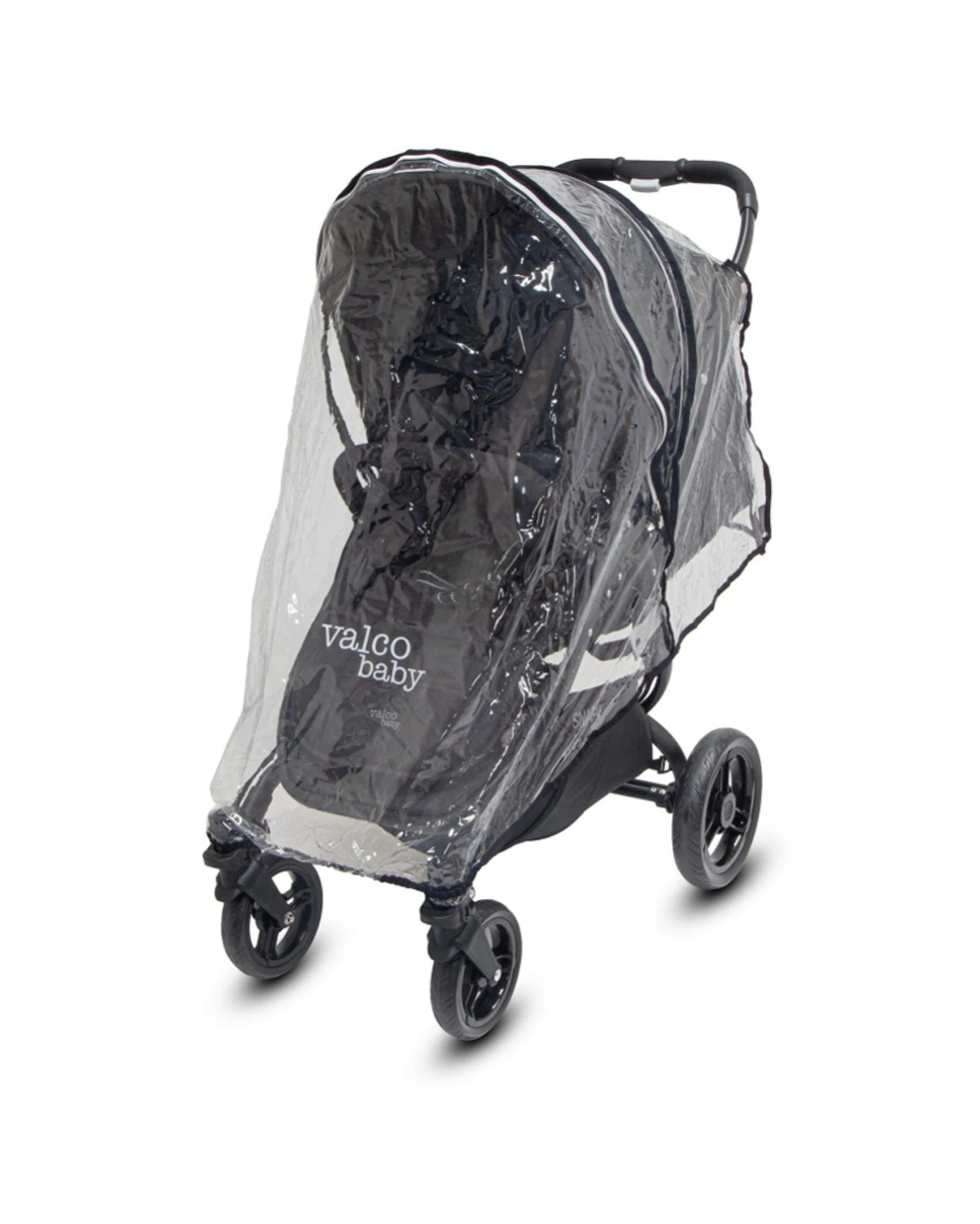 1 ValcoBaby Stroller Pram Wind Rain Cover PVC Zip For Snap Snap-4 Trend Trend - Clear, 1 of 3