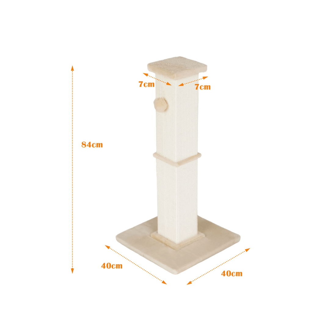 7 Advwin Cat Scratching Post Cat Tree 84cm, 7 of 7