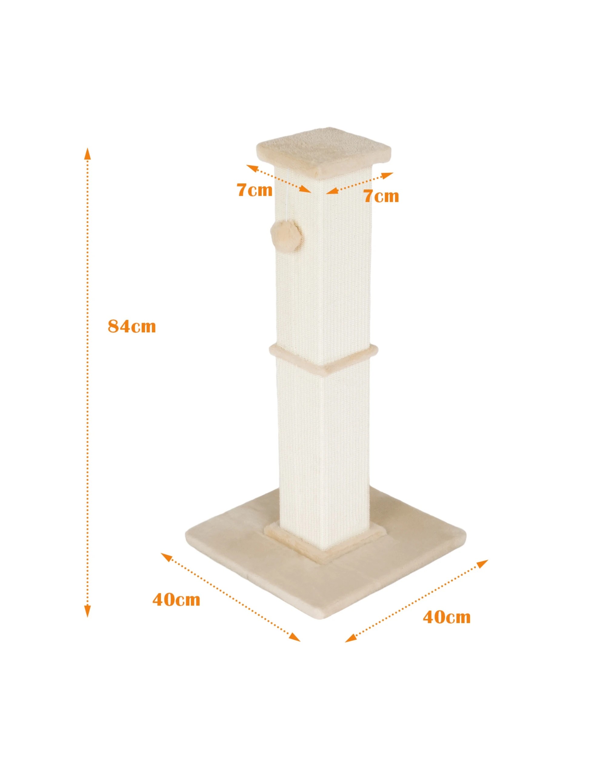 7 Advwin Cat Scratching Post Cat Tree 84cm, 7 of 7
