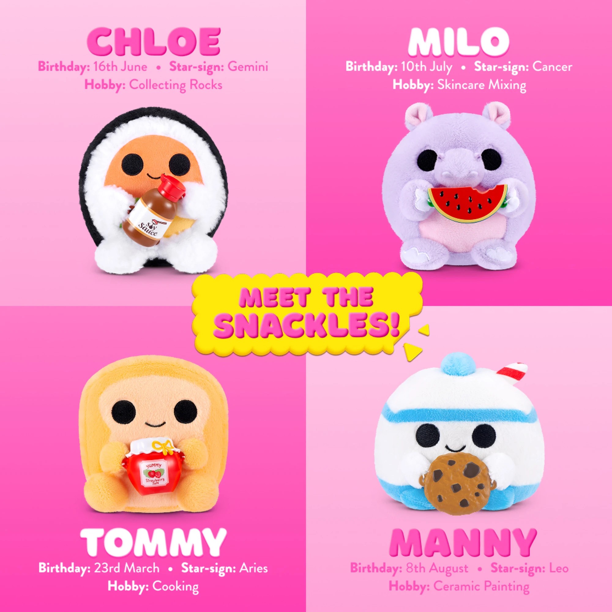 5 ZURU 12cm Snackles Core Series 2 Plush Capsule - Assorted, 5 of 10