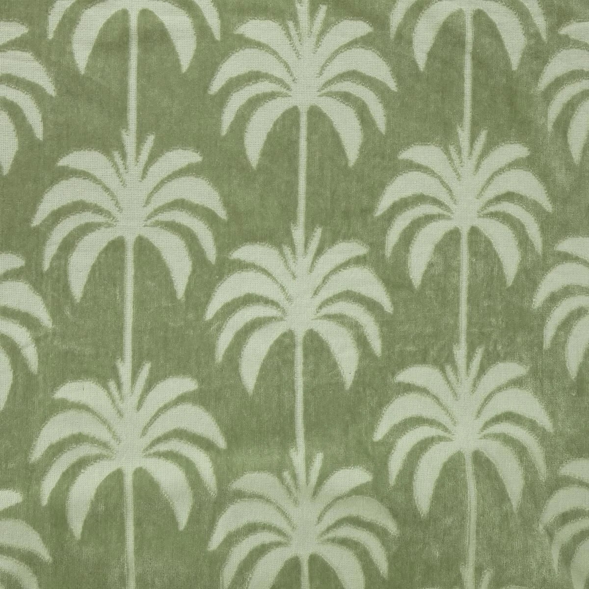 2 Palm Cotton Beach Towel - Seagrass, 2 of 5
