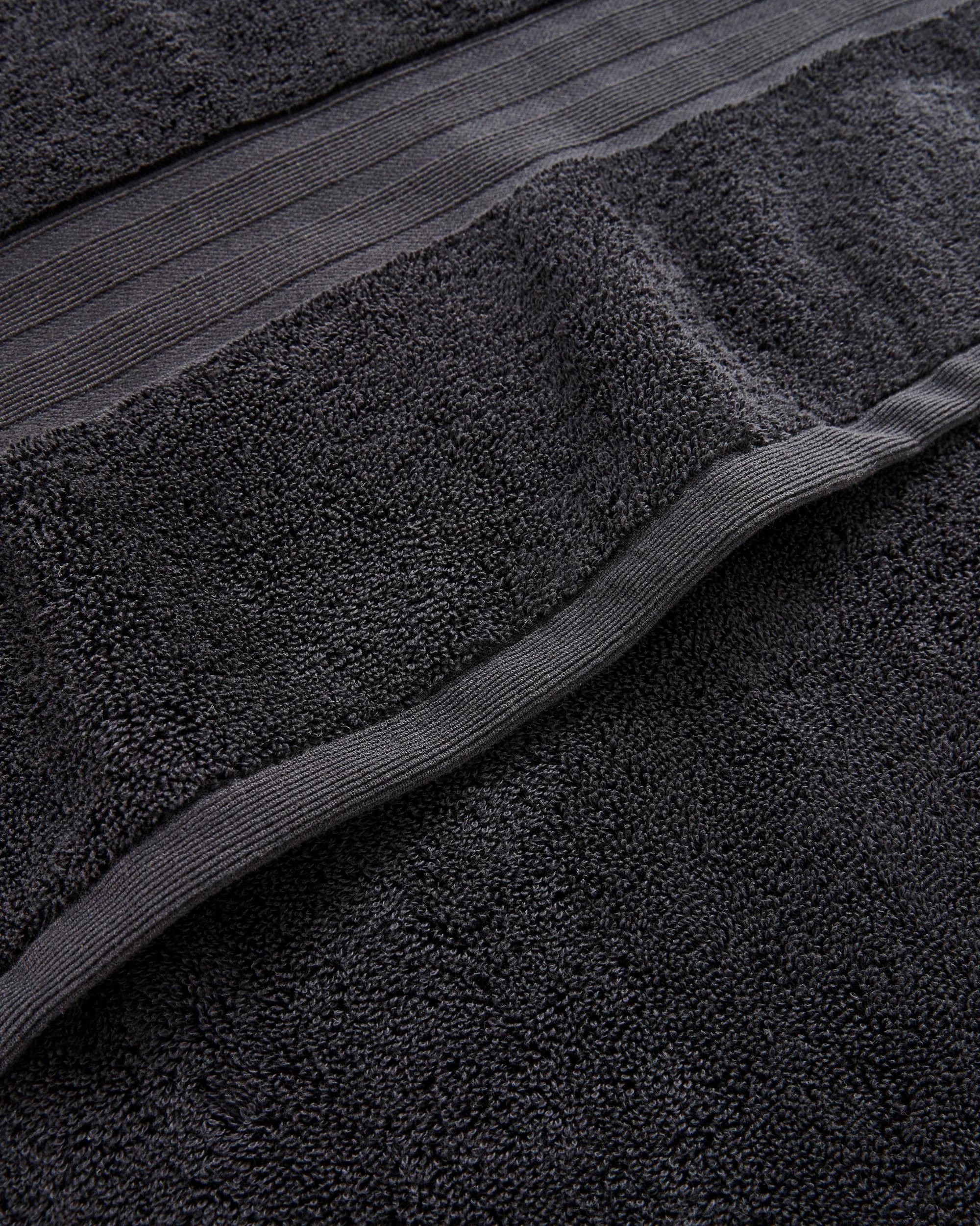 3 Grandeur Australian Cotton Bath Towel - Black, 3 of 3