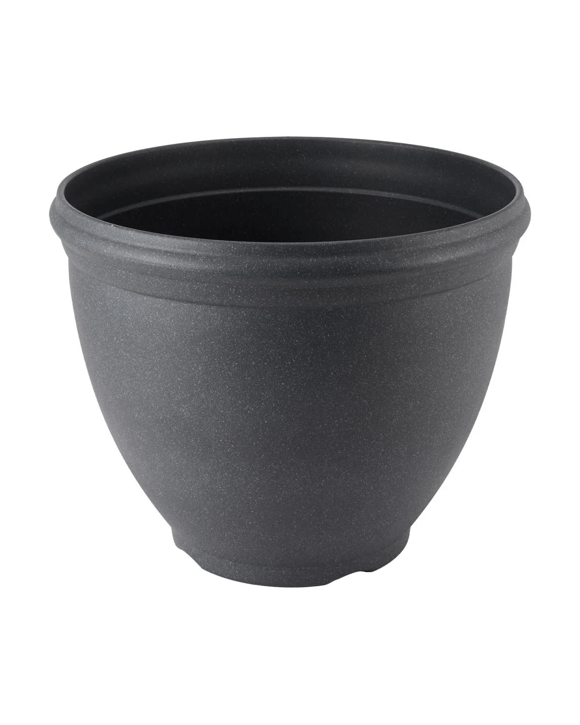 49cm Grey Textured Plastic Pot