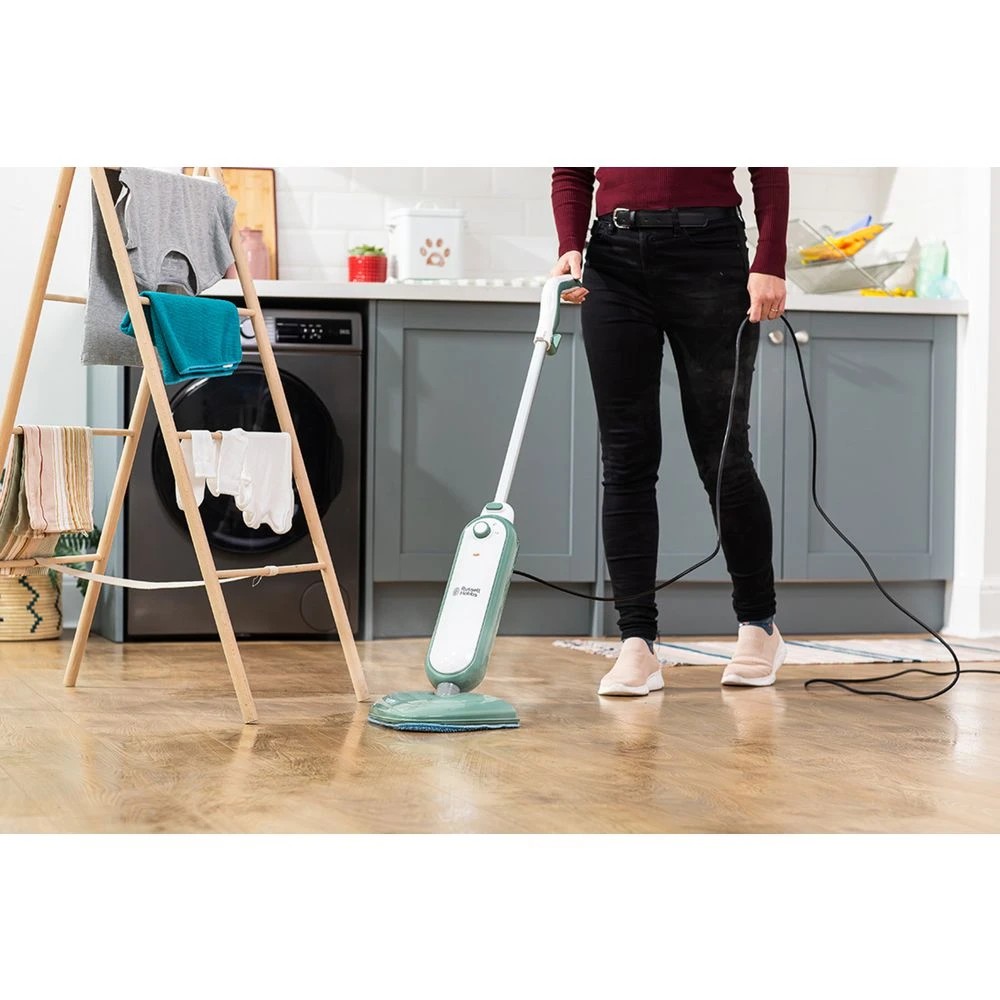 7 Russell Hobbs Steam & Clean Steam Mop Sage Green, 7 of 10