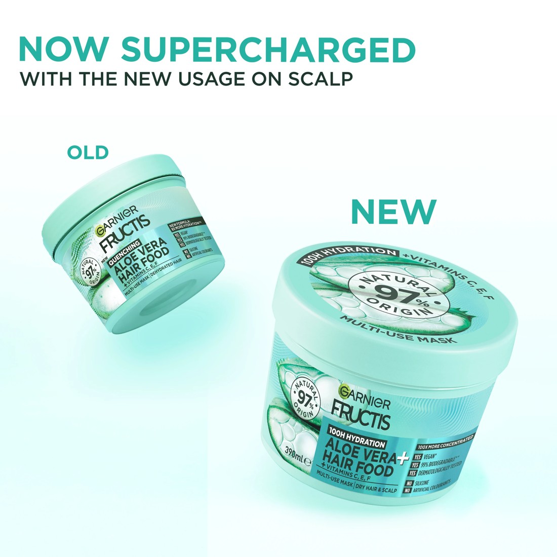 9 Garnier Fructis Hydrating Hair Food 390ml -  Aloe Vera, 9 of 9