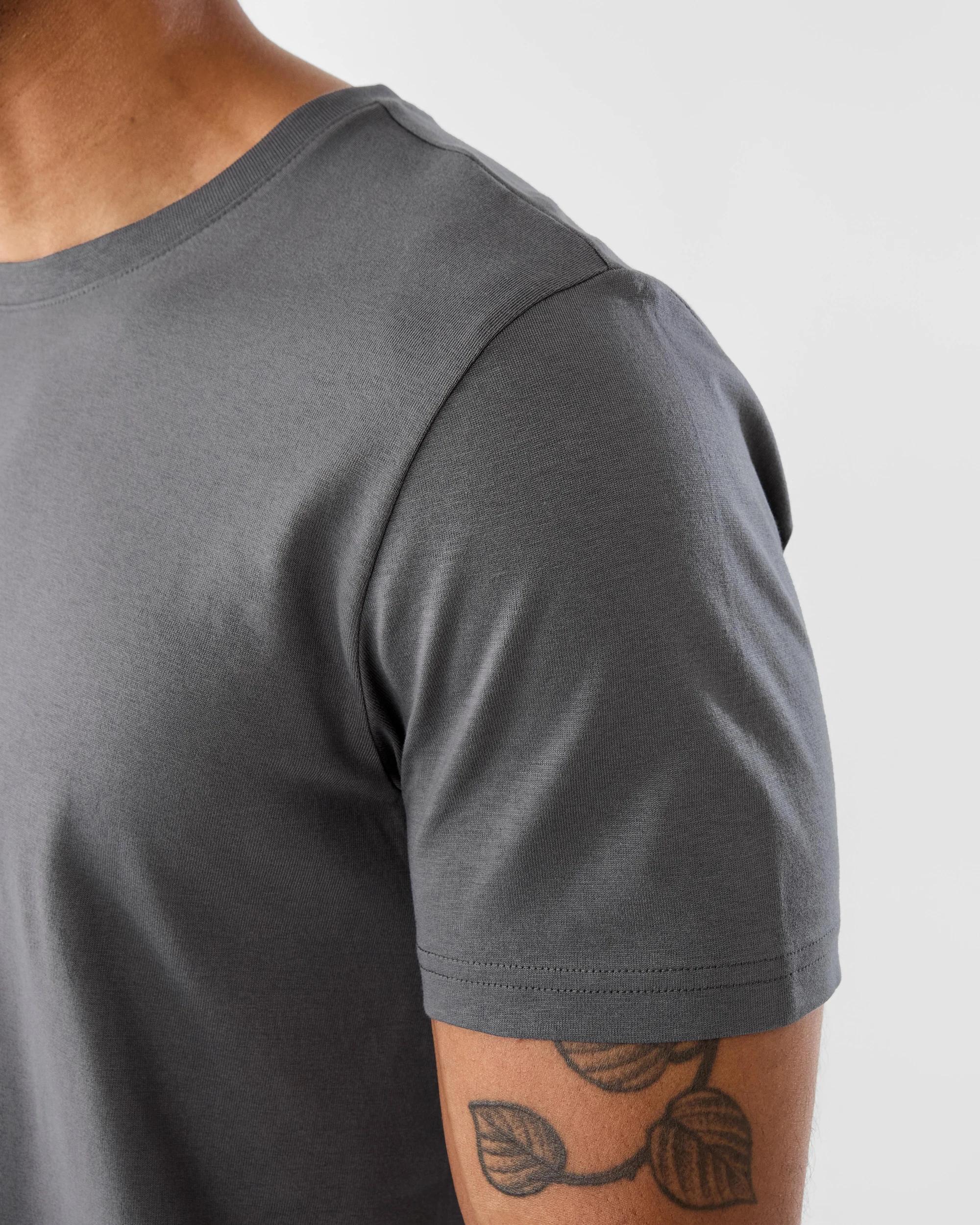 6 Cotton Longline T-shirt Gry Seal, 6 of 6