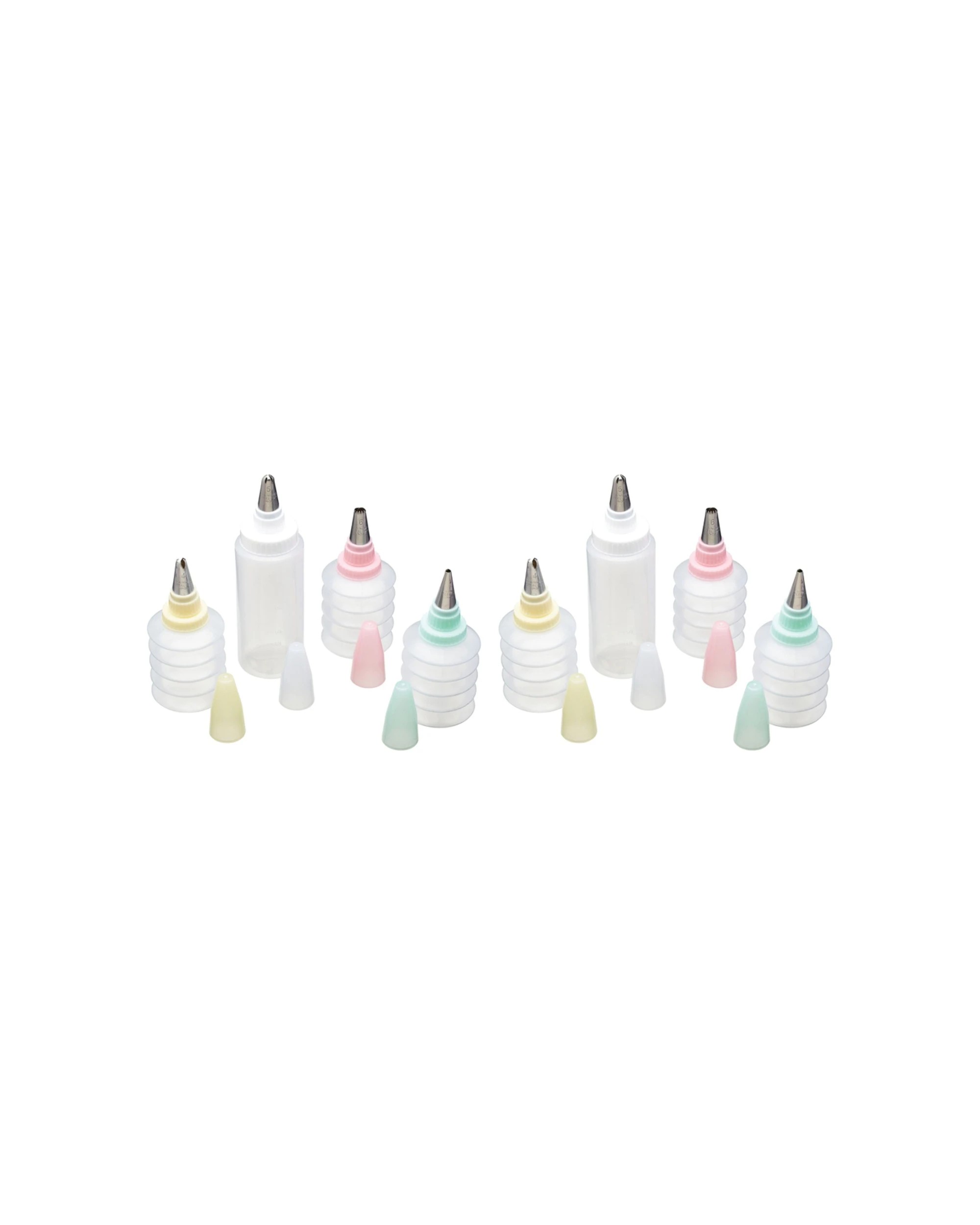 1 Mastercraft 2x 8pc Bottle Nozzle Cookie Cupcake Decorator Kit Set - Multi, 1 of 2