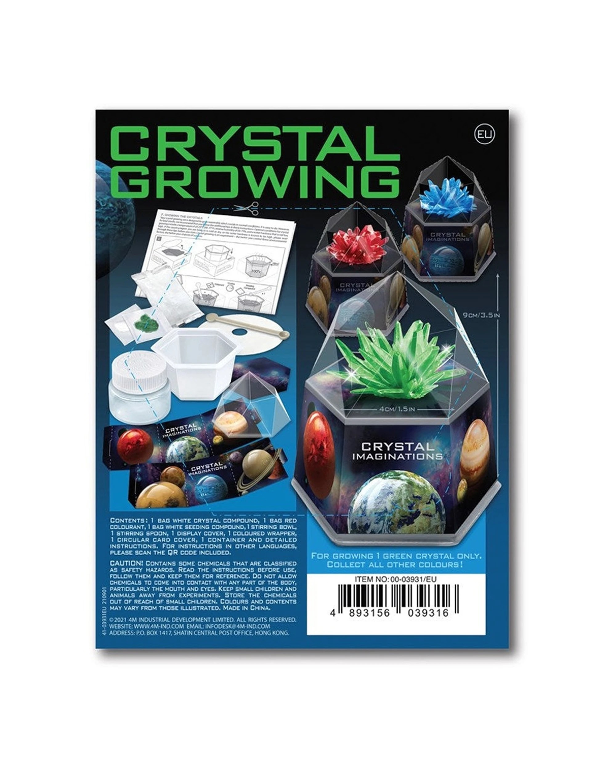 2 4M Crystal Growing Kit Space Gem Educational Kids Fun Toy Science Experiment Kit, 2 of 3