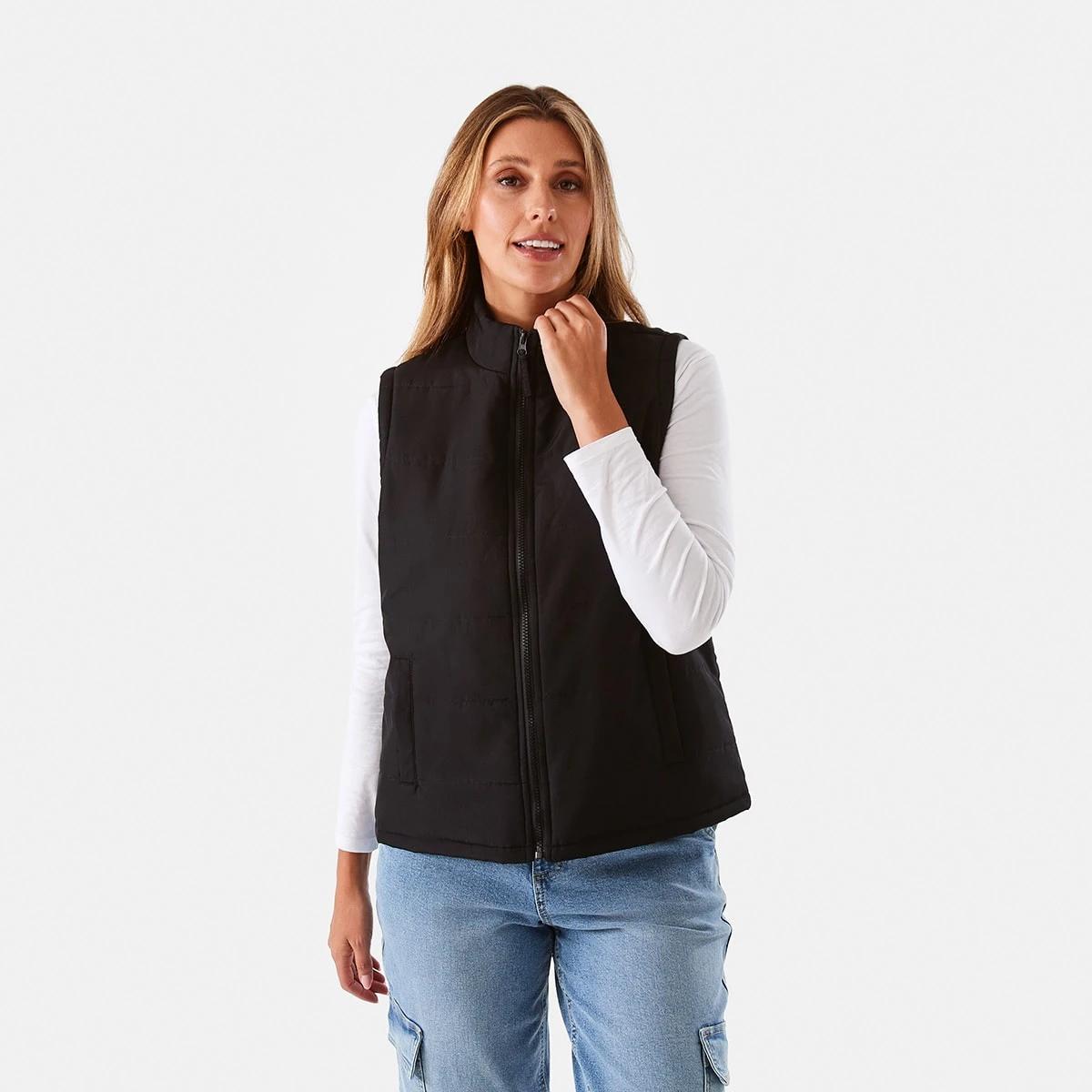 2 Puffer Gilet Black, 2 of 7