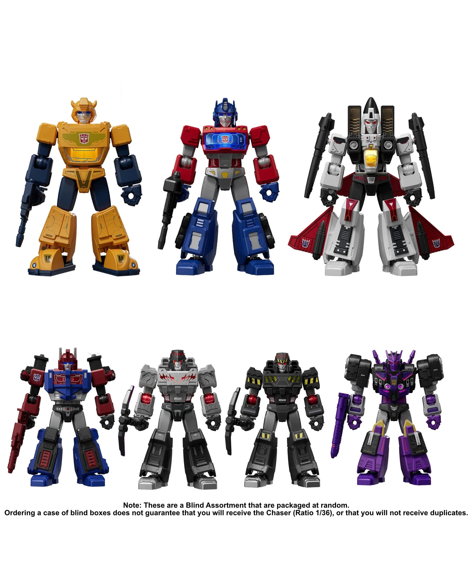 3 Blokees Transformers Shining Version 03 Shattered Universe Blind Box Full Case Set of 6, 3 of 10