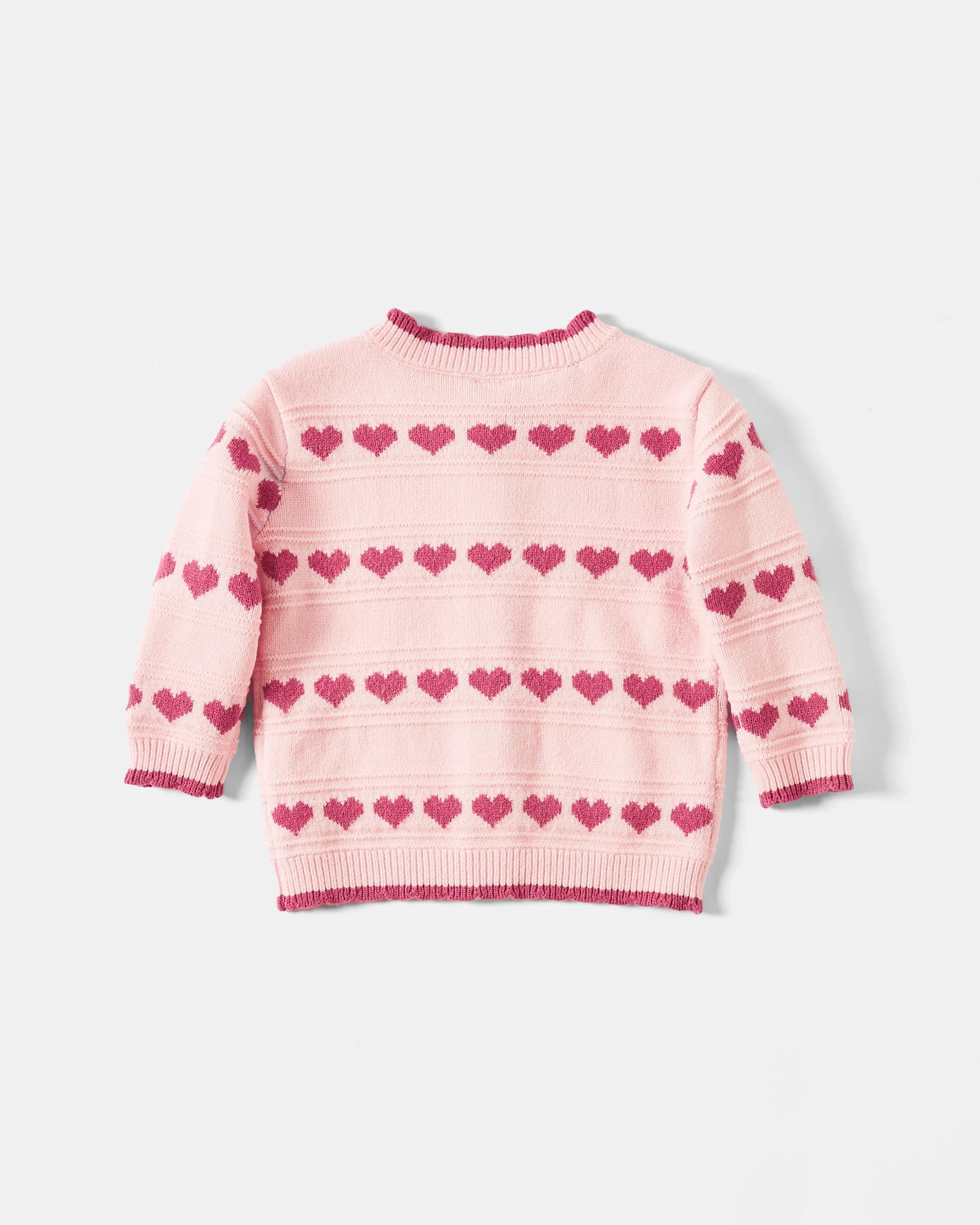 2 Button Cardigan Pnk Hrts, 2 of 3