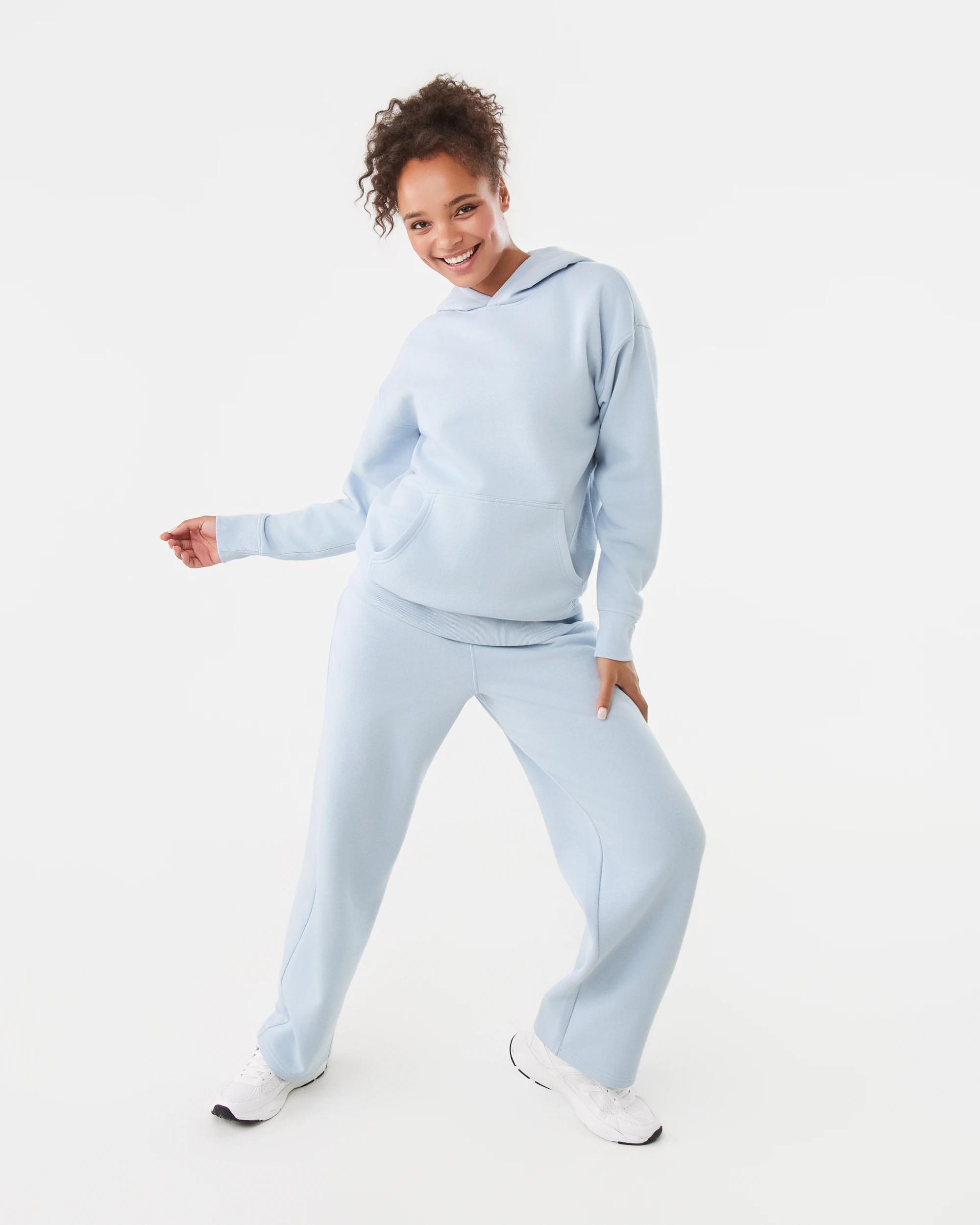 2 Active Womens Essential Oversized Hoodie Seashell, 2 of 7