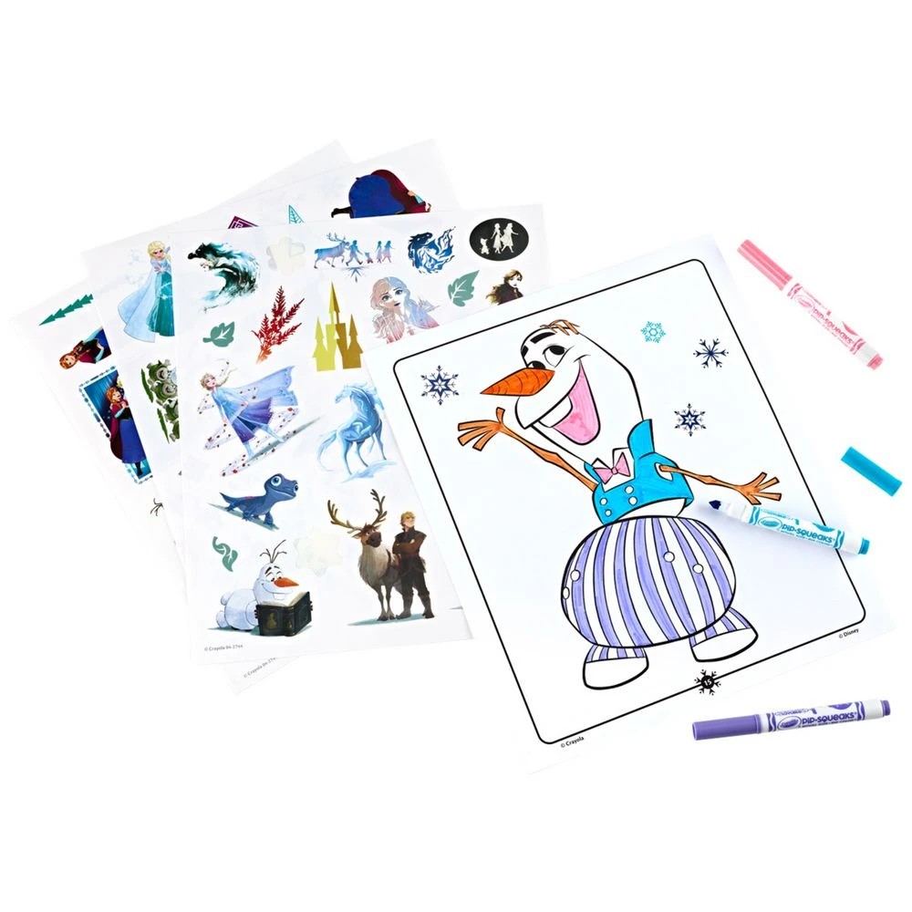 3 Frozen Colour & Sticker Activity Set 32 Pages, 3 of 7