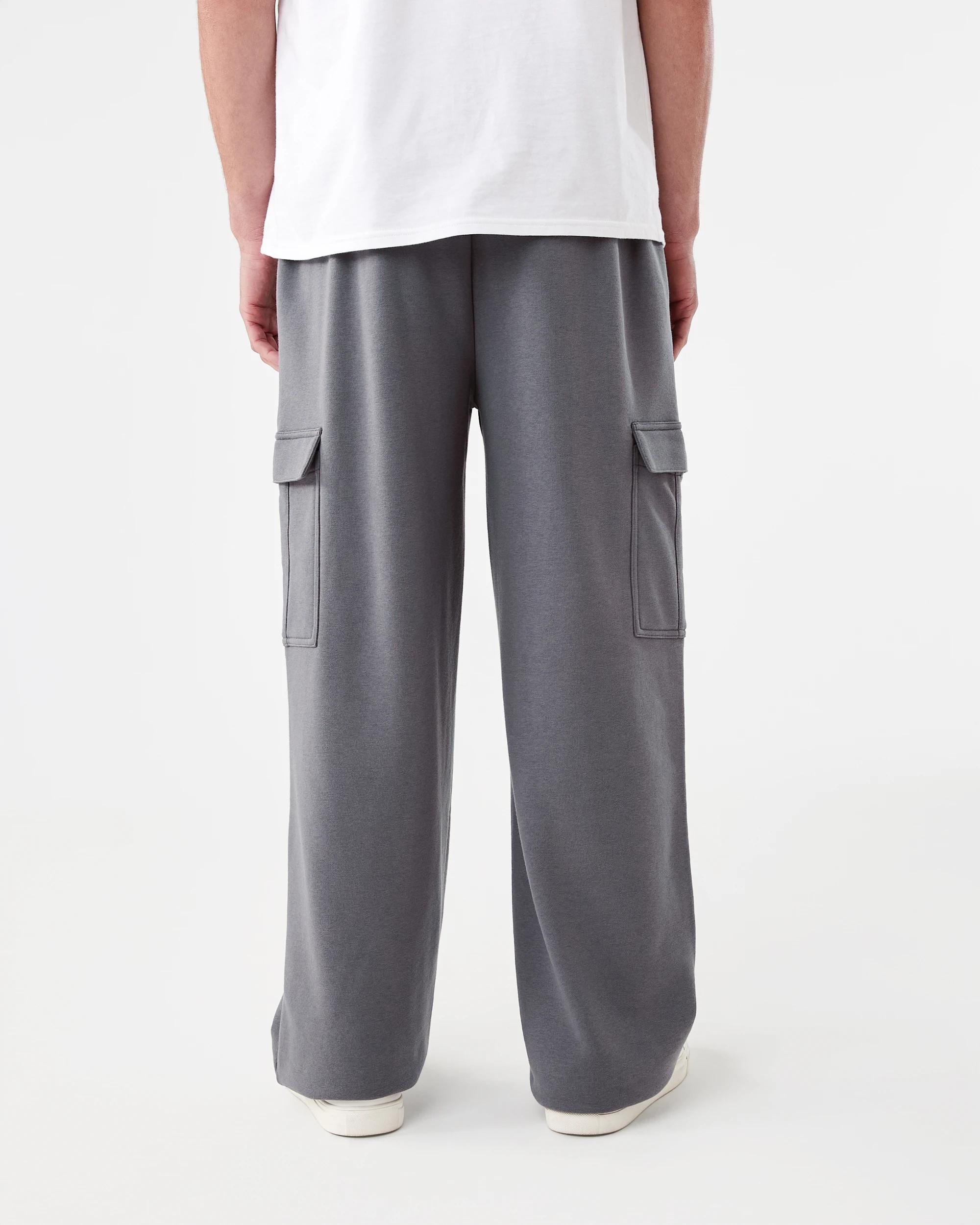 3 Terry Cargo Trackpants Gry Seal, 3 of 7