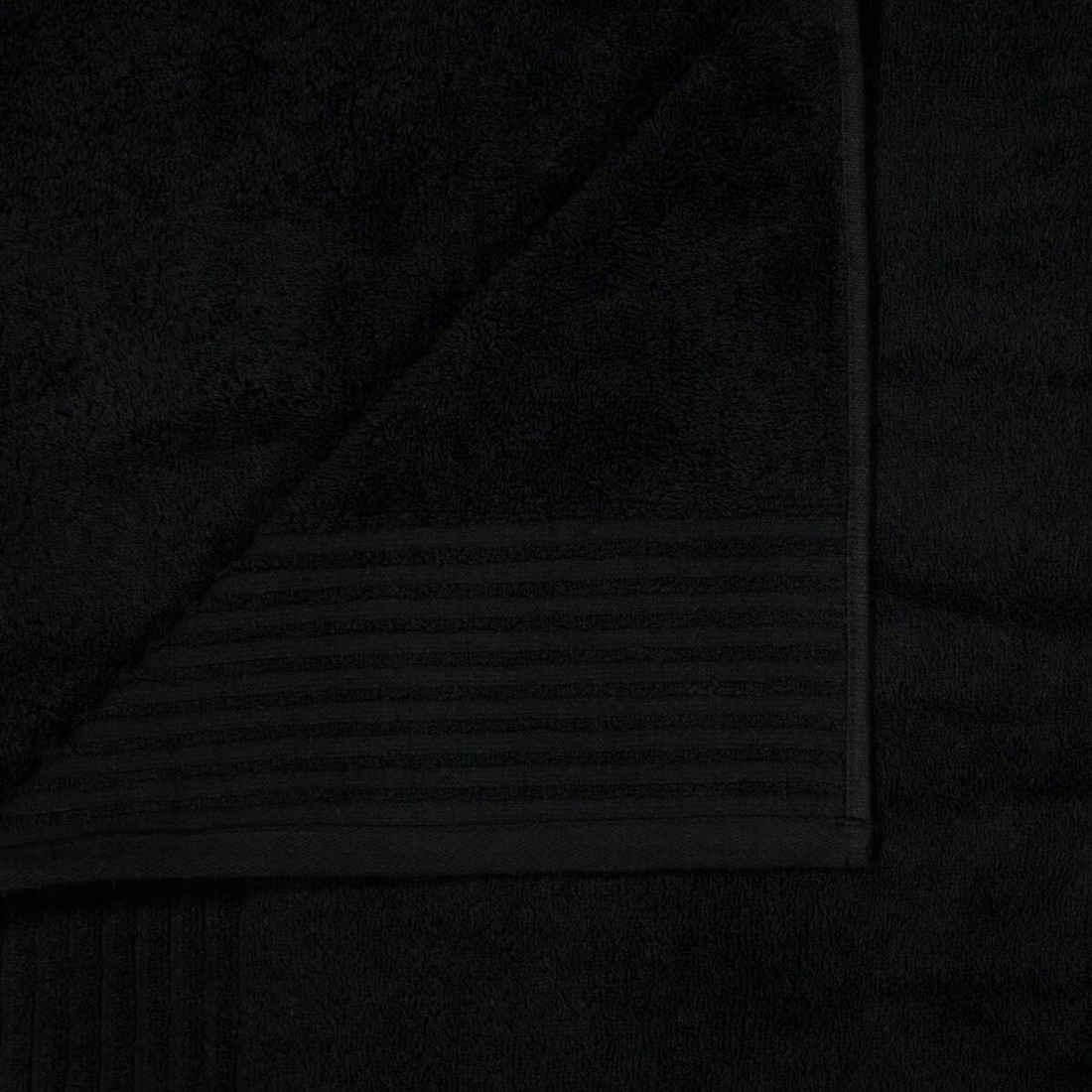 2 Edan Cotton Bath Sheet - Black, 2 of 6