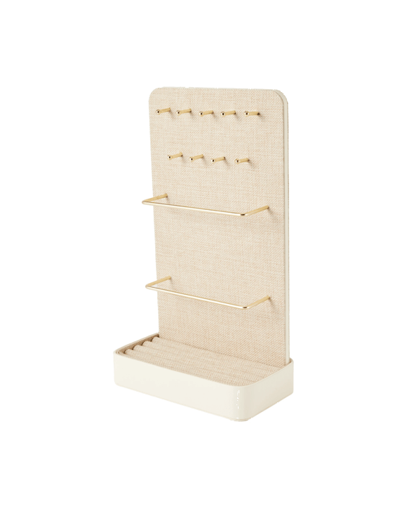 Linen Look Jewellery Stand