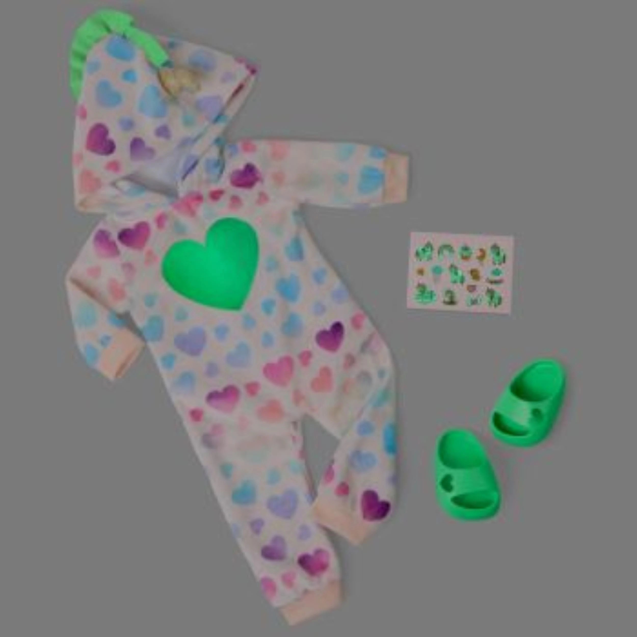 6 Our Generation Dream Bright Glow In The Dark Pyjama Outfit - Multi, 6 of 6