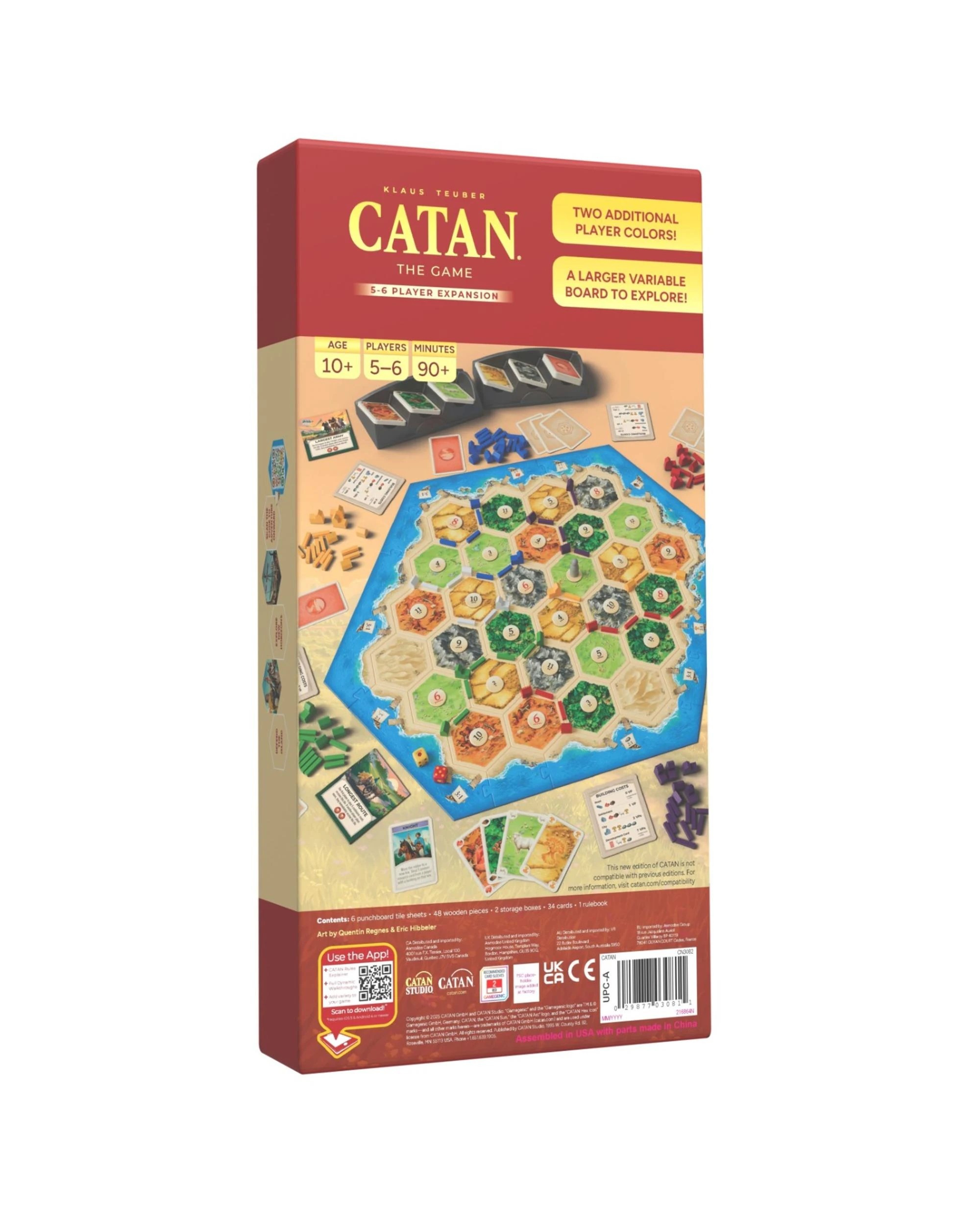 3 Catan 6th Edition: 5-6 Player Extension Board Game, 3 of 3
