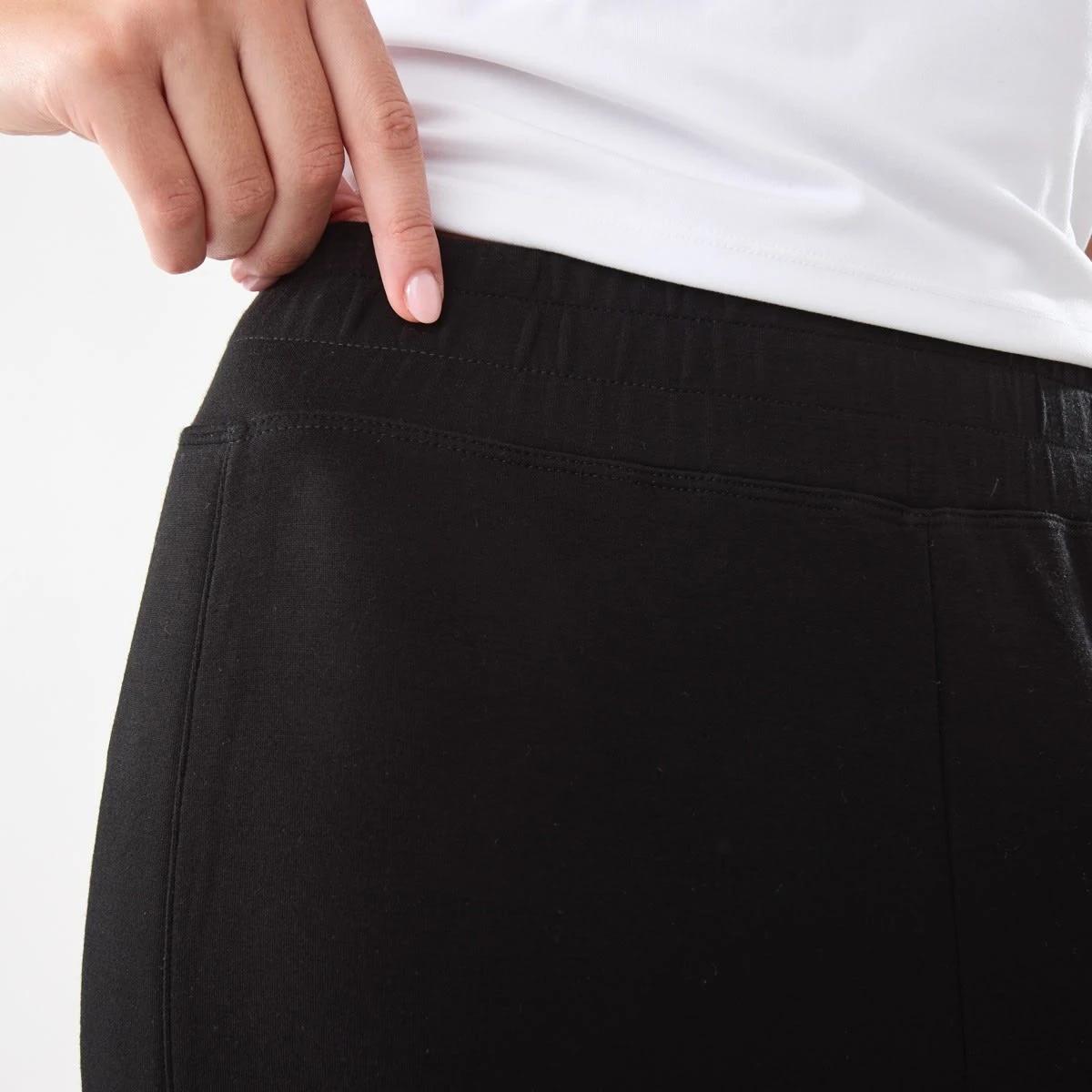 5 Active Womens Snap Trackpants Black, 5 of 7