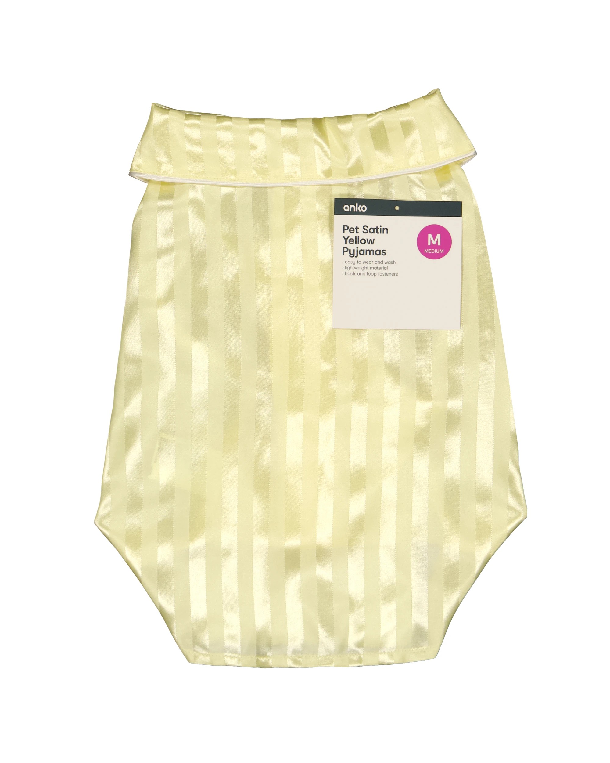 9 Pet Satin Pyjamas - Medium, Yellow, 9 of 9