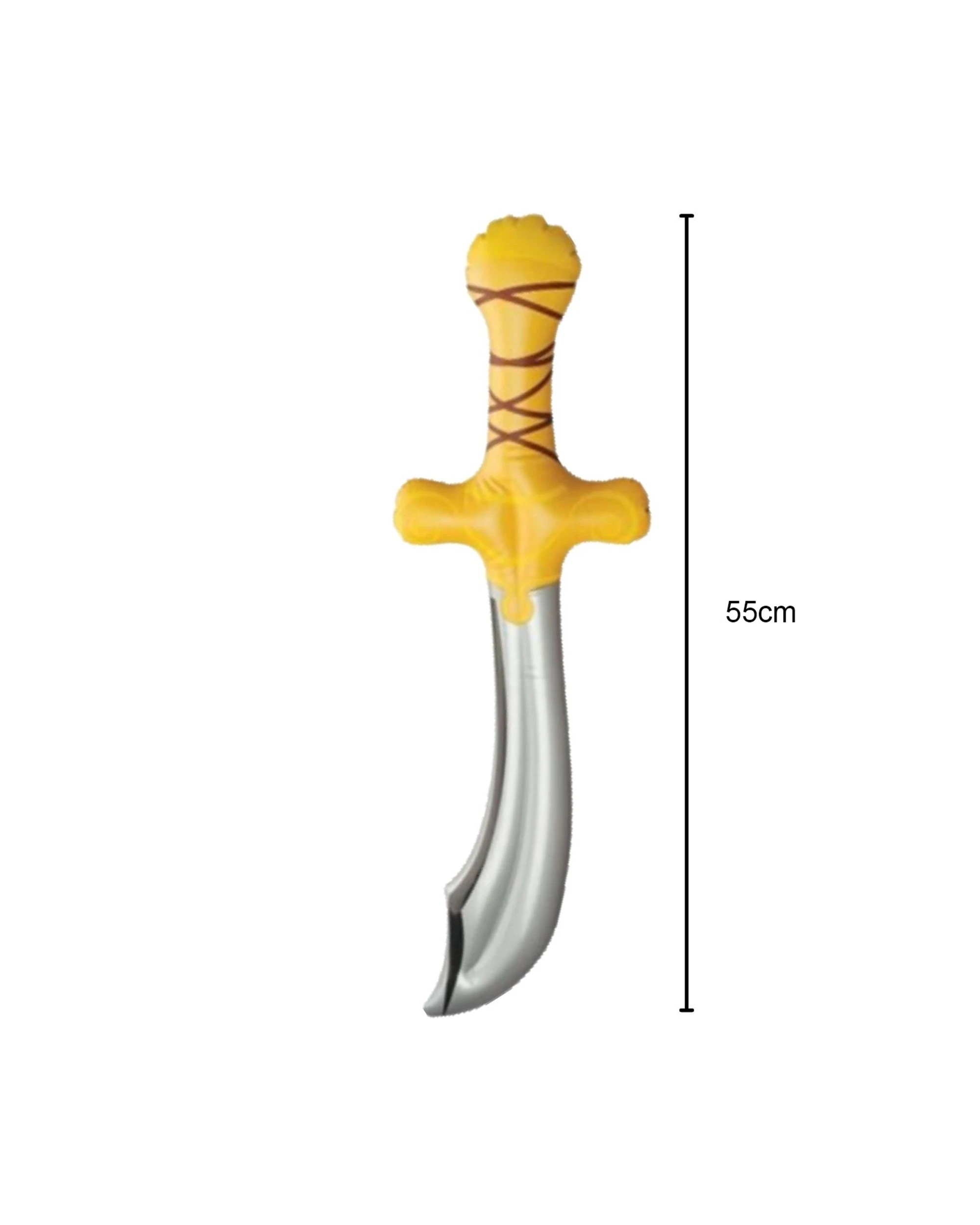 2 Fun Express Inflatable Pirate Sword 55cm - Yellow, 2 of 2