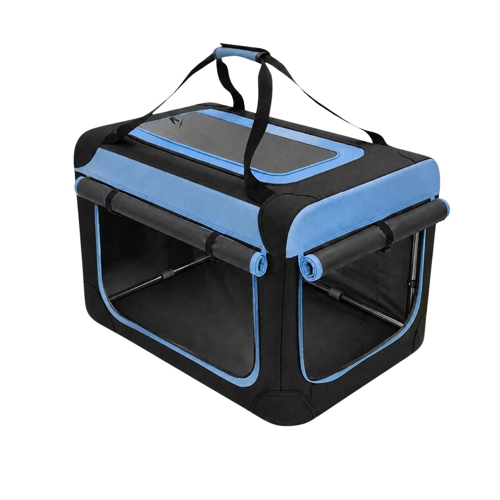 1 Pet Scene Pet Scene Portable Foldable Soft Puppy Crate with Soft Cushion & Metal Frame for Travel & Camping, 1 of 6
