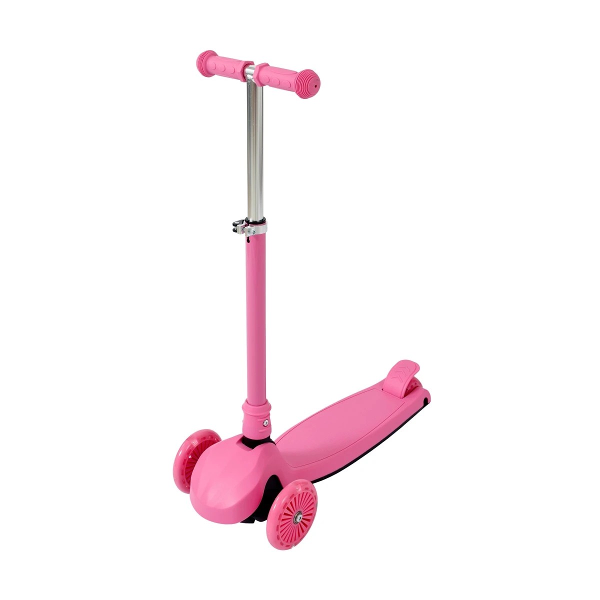 1 Light Up Wheel Tilt and Turn Scooter - Pink, 1 of 9