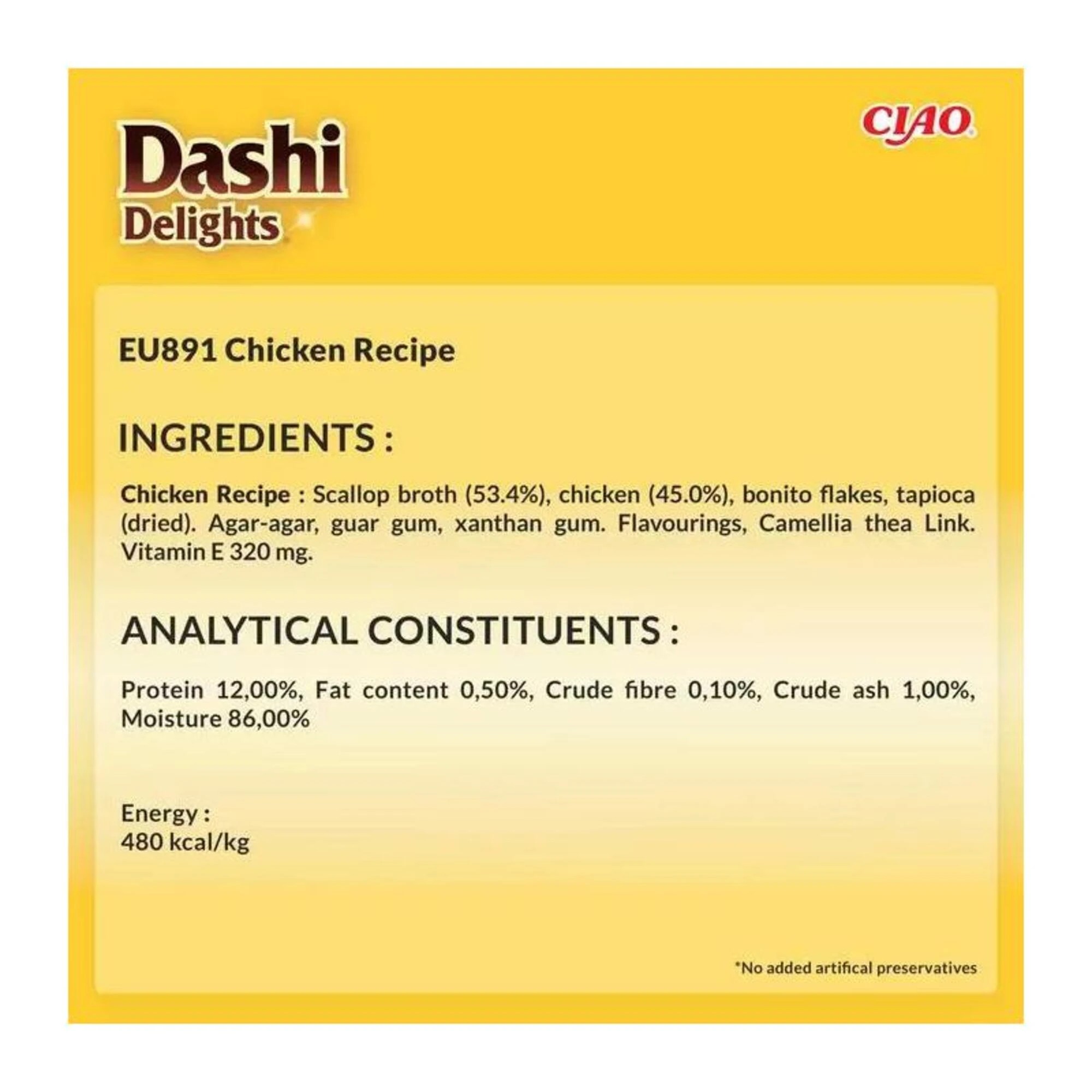 2 Inaba Dashi Delights Delicate Flakes Cat Food Topper Chicken Recipe 6 x 40g, 2 of 2