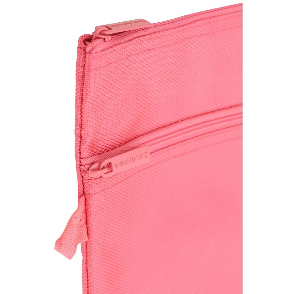 3 Studymate Twin Zip Medium Pencil Case Pink, 3 of 3