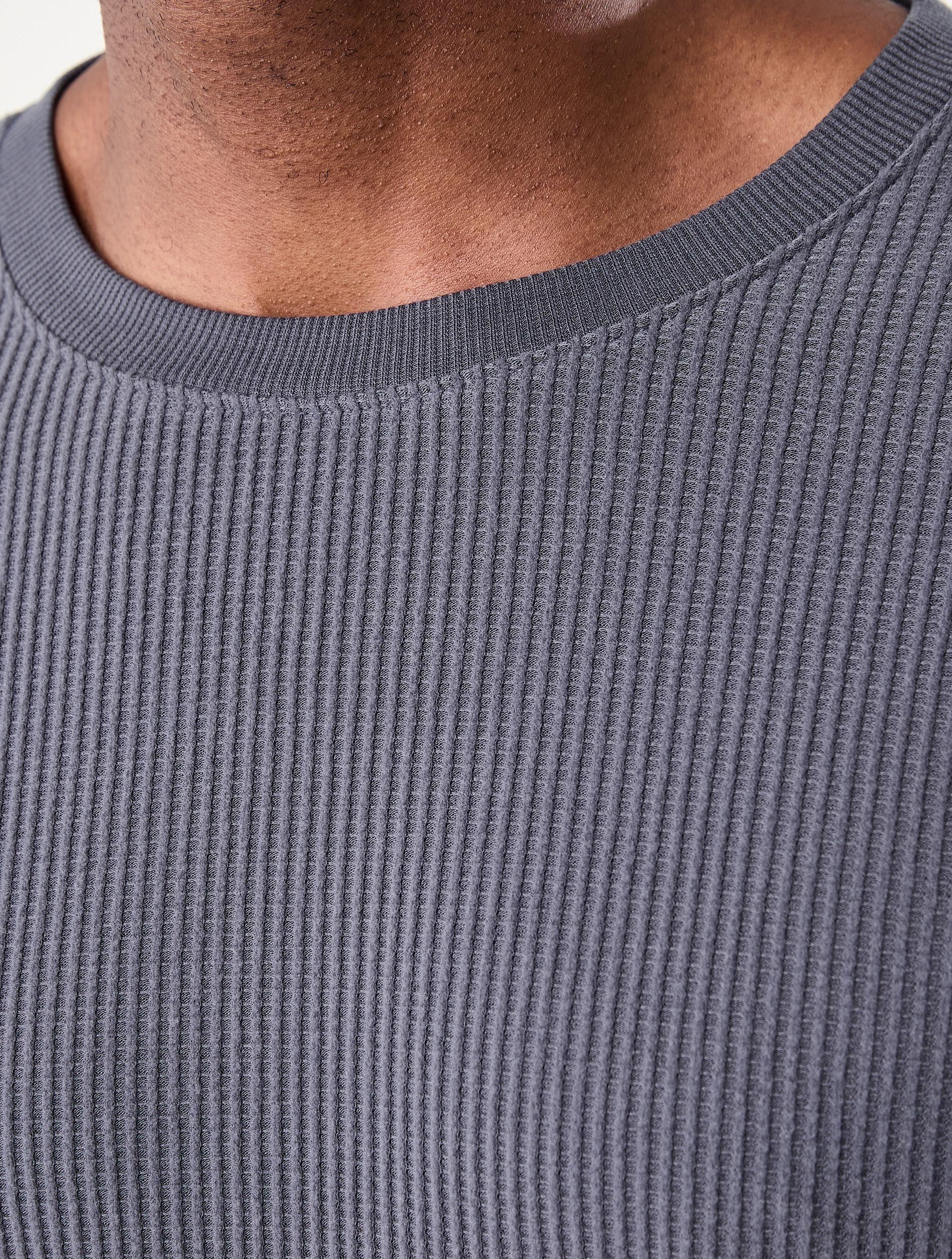 5 Long Sleeve Waffle Top Blu Ombre, 5 of 7