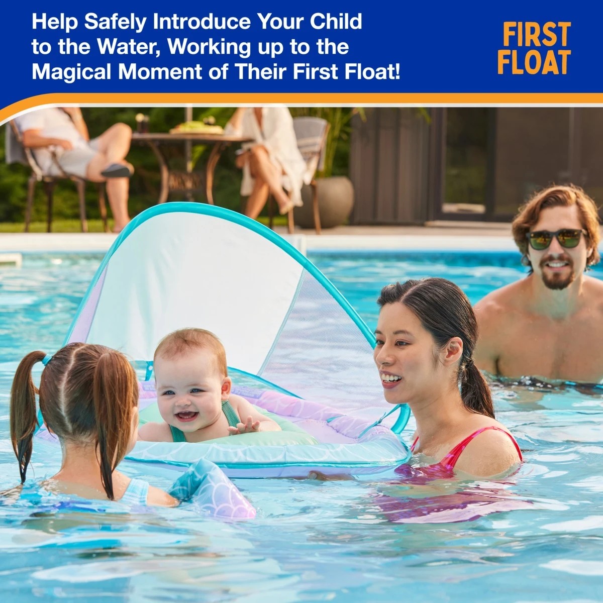 5 Swimways Baby Premium Spring Float Sun Canopy - Assorted, 5 of 8