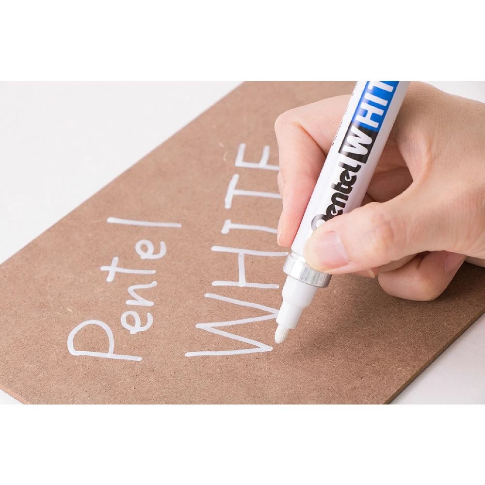 4 Pentel X100W-M Bullet Marker White, 4 of 4