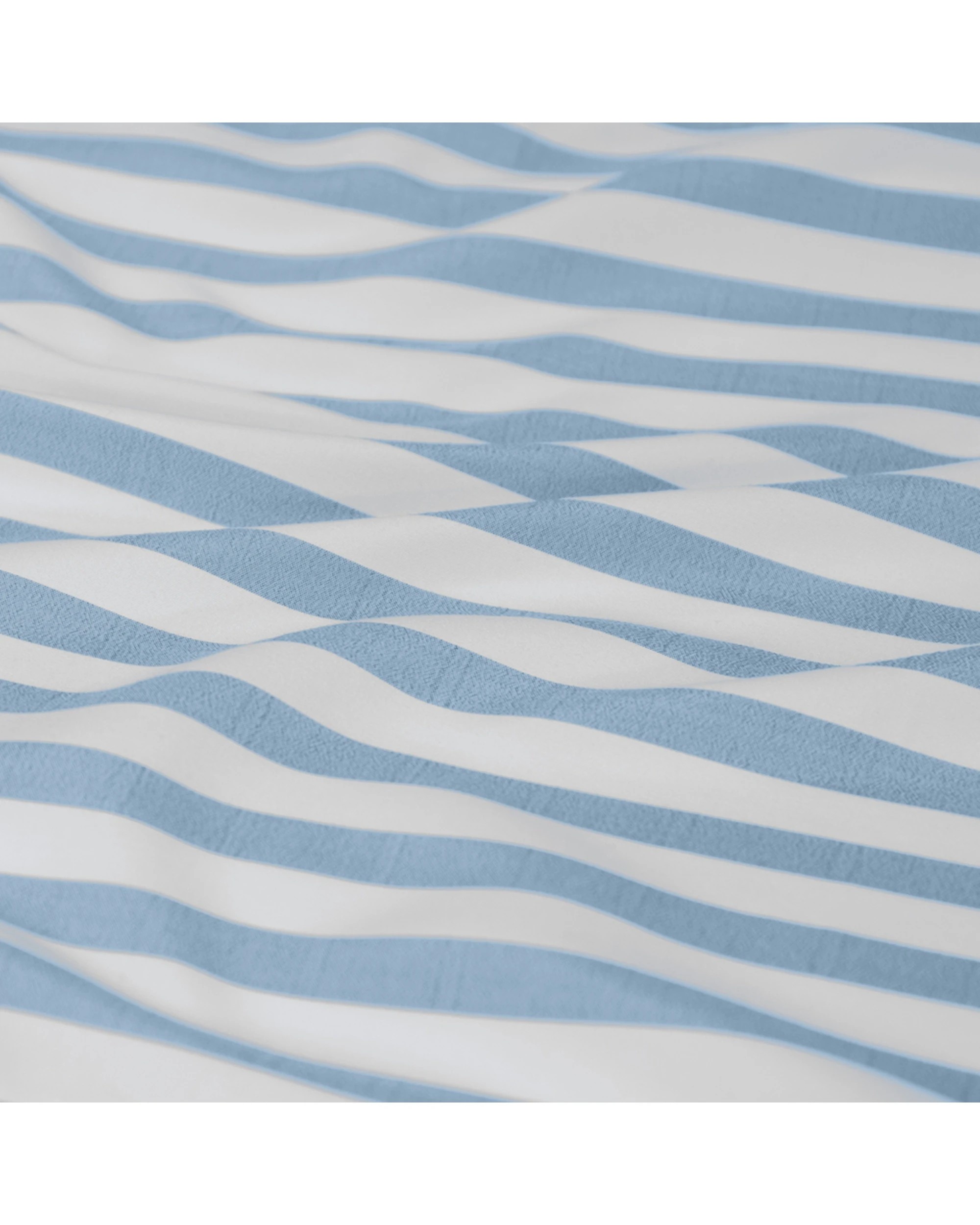 2 Ardor Boudoir Single Frankie Stripe Quilt Cover Set - Blue, 2 of 4
