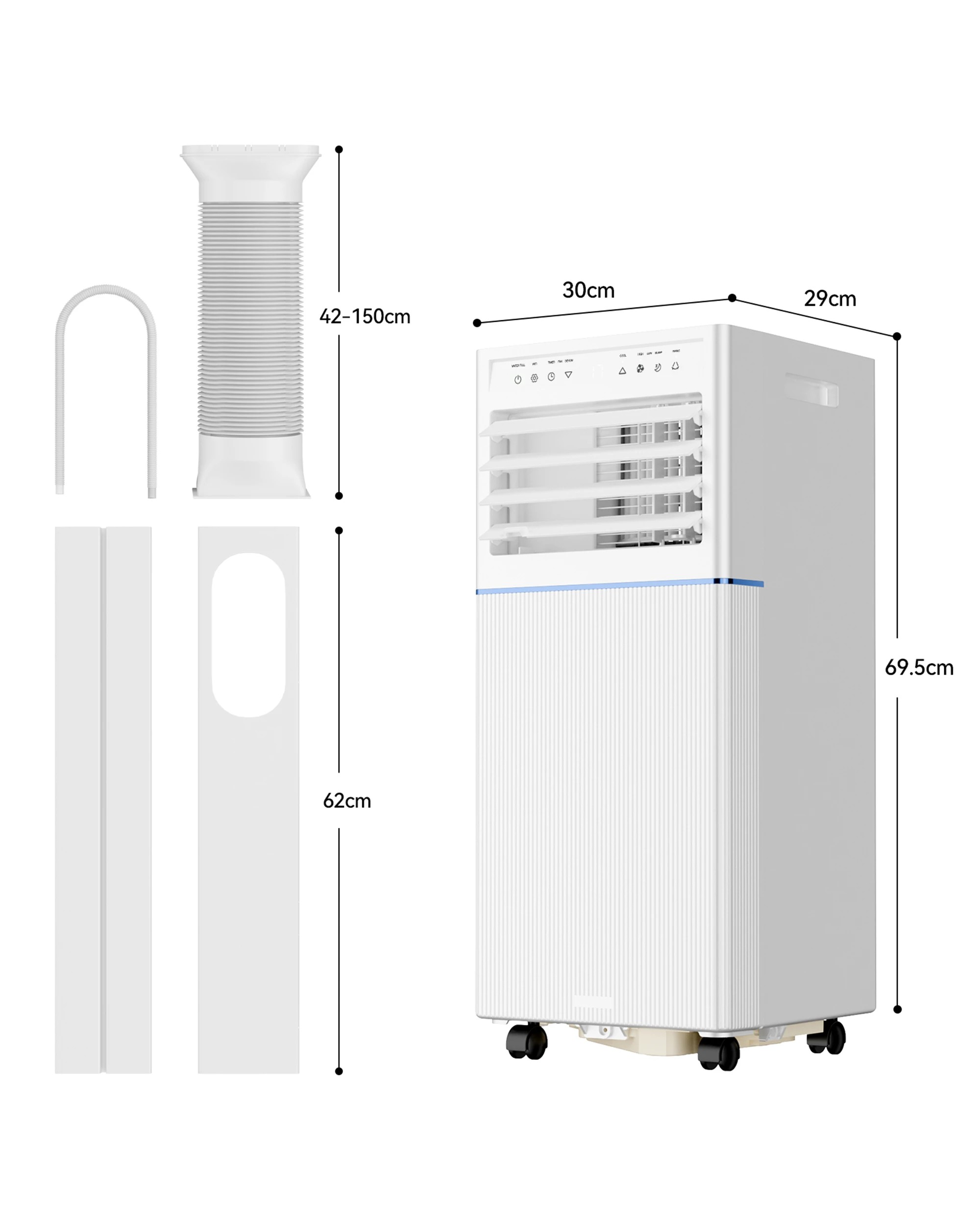 2 Advwin 12000btu Portable Air Conditioner with APP Control, 2 of 6