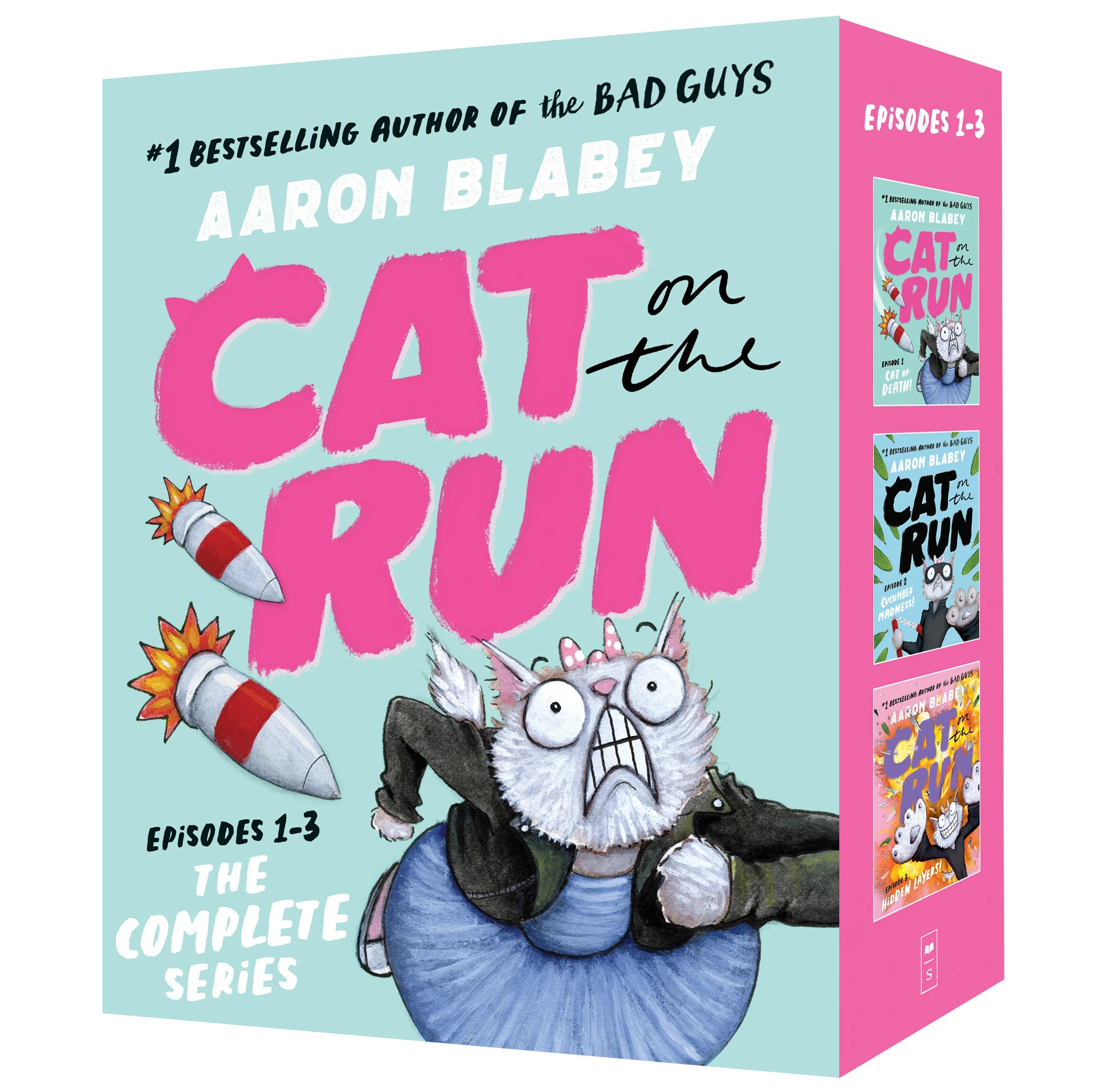 1 Cat on the Run Episodes 1-3: The Complete Series by Aaron Blabey - Book