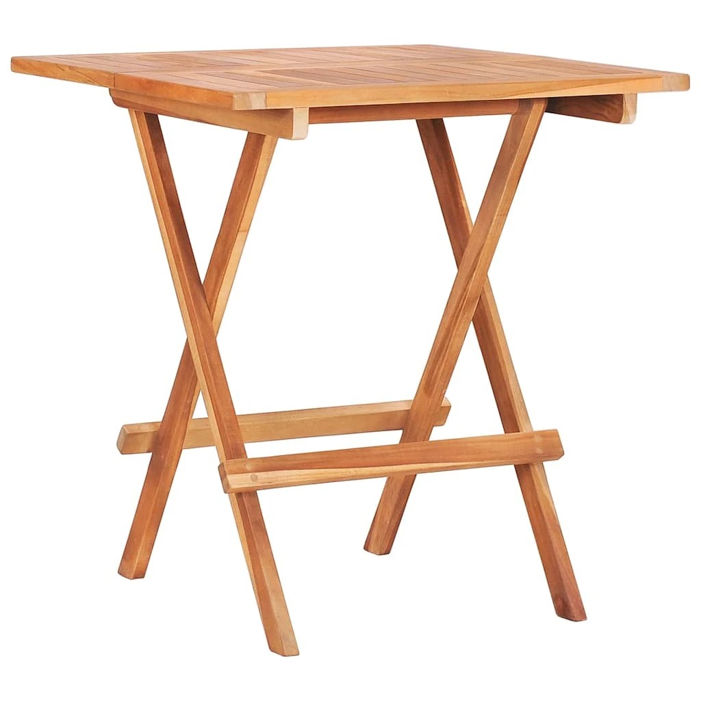 1 vidaXL Outdoor table Foldable - Brown, 1 of 7