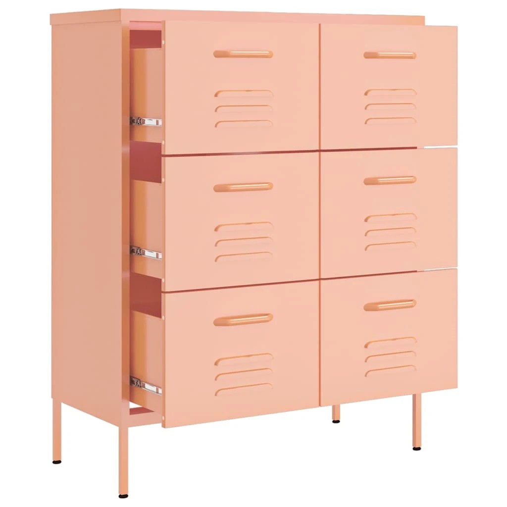 4 Vidaxl Drawer Cabinet - Pink, 4 of 7