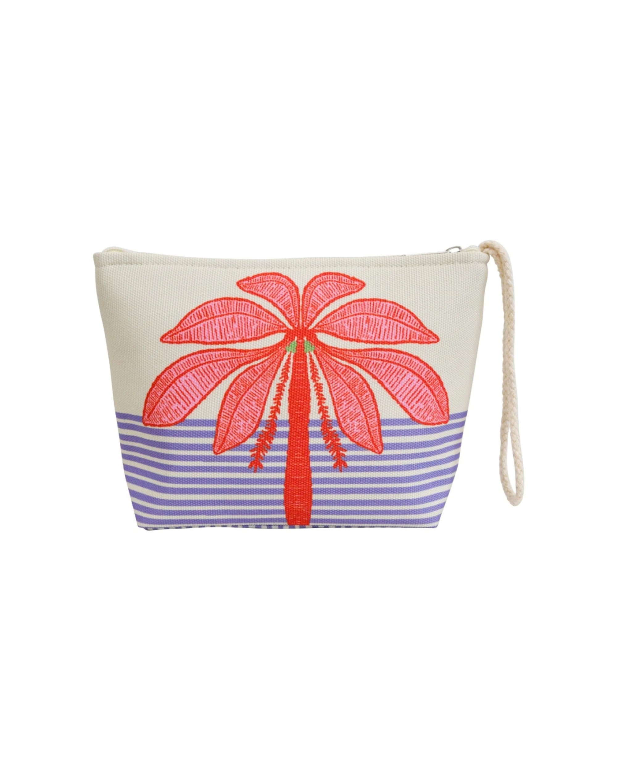 1 LVD Palm Tree Catalina Purse Bag With Wrist Strap 22x6x15cm - Multi, 1 of 2