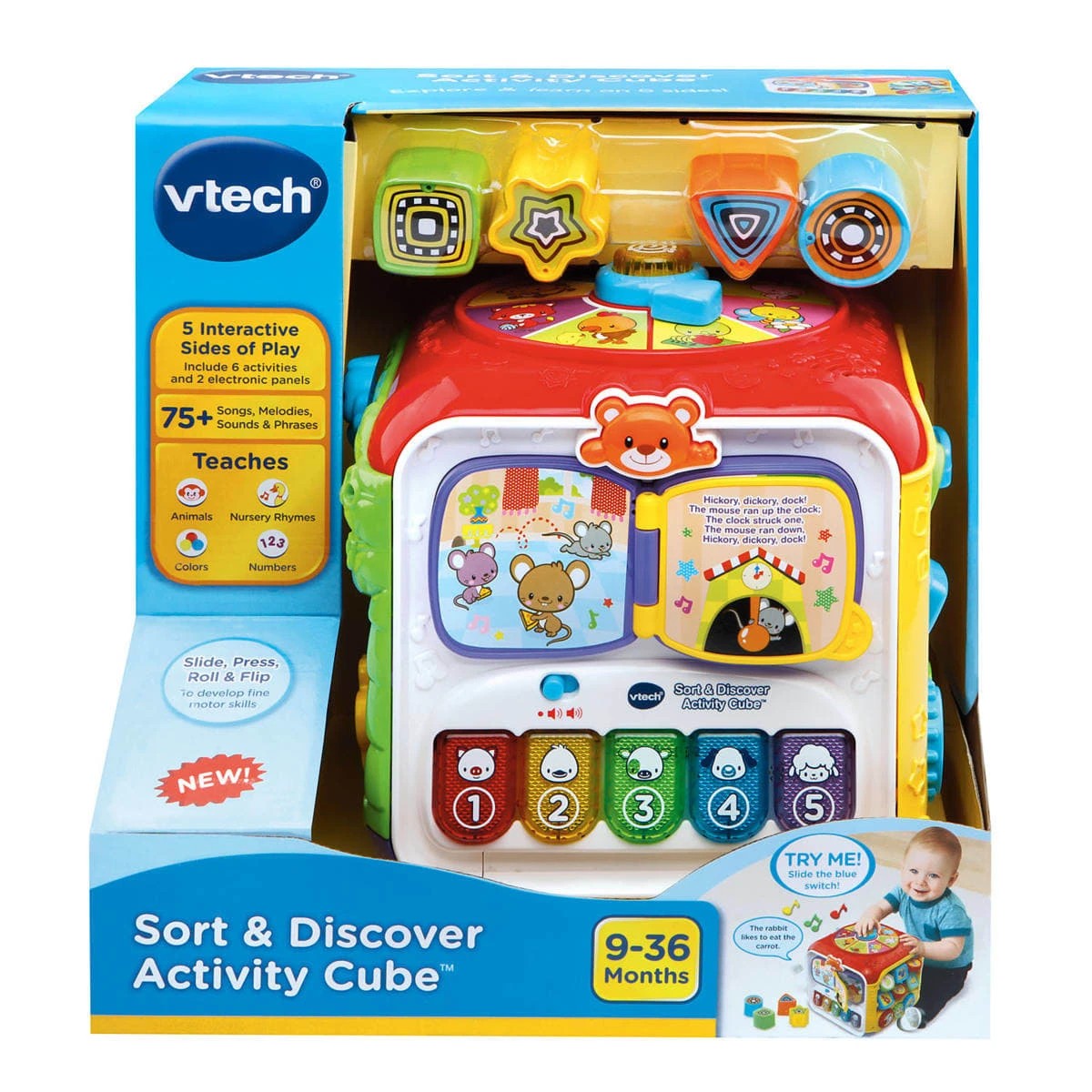1 VTech Sort & Discover Activity Cube, 1 of 3
