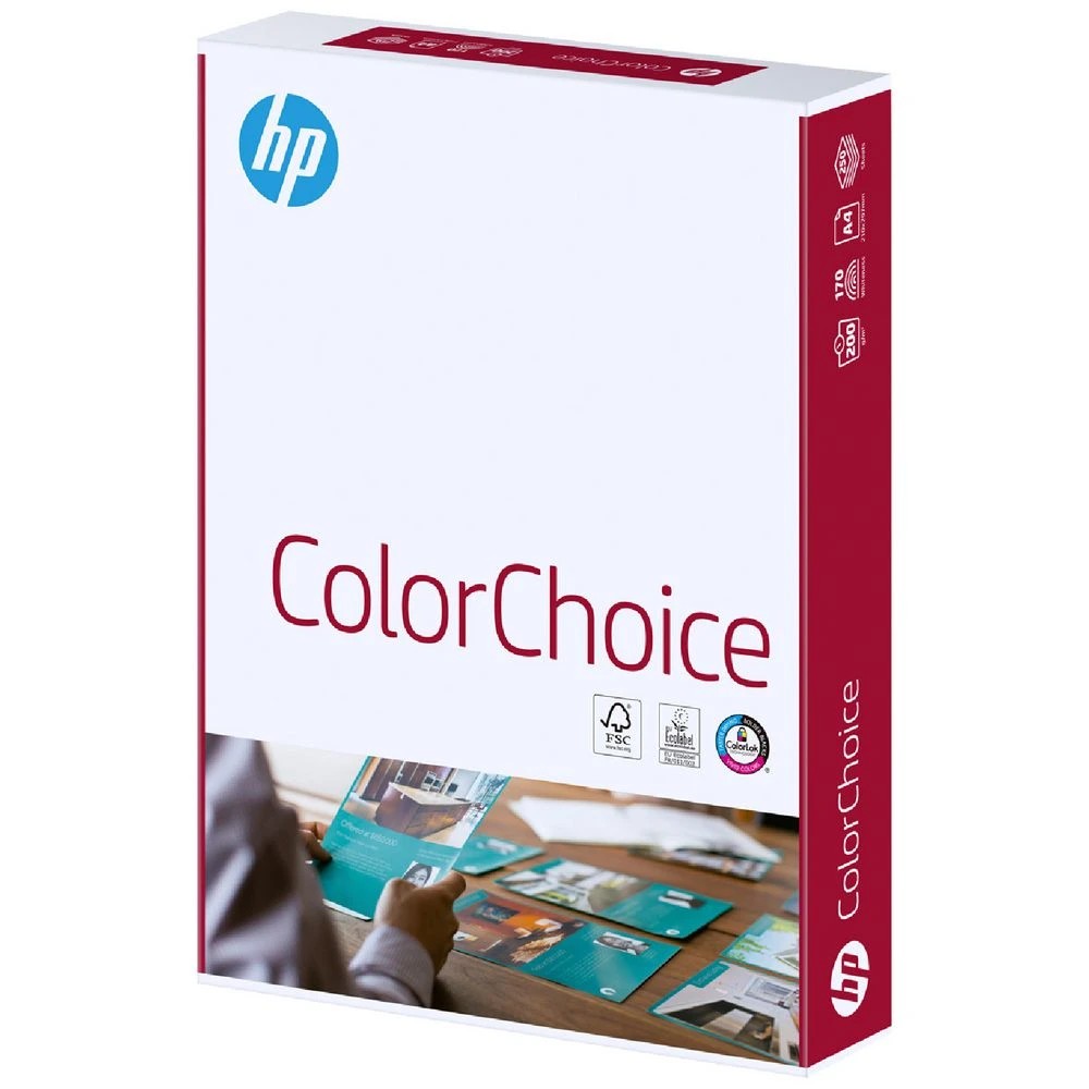1 HP Color Choice 200gsm A4 Paper 250 Sheet Pack, 1 of 2