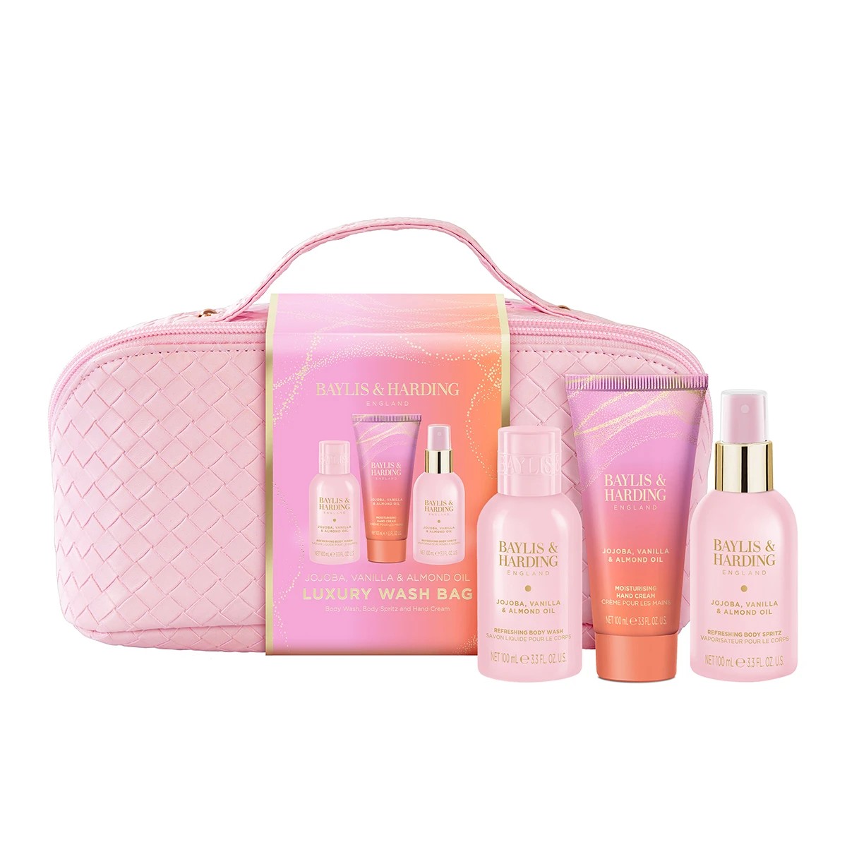 2 Baylis & Harding Signature Collection: Luxury Wash Bag Set - Jojoba, Vanilla & Almond Oil, 2 of 4