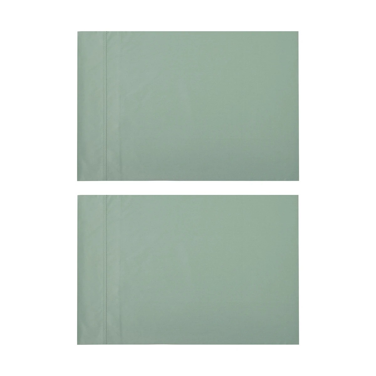 2 2 Pack 500 Thread Count Australian Grown Cotton Standard Pillowcases - Sage, 2 of 5