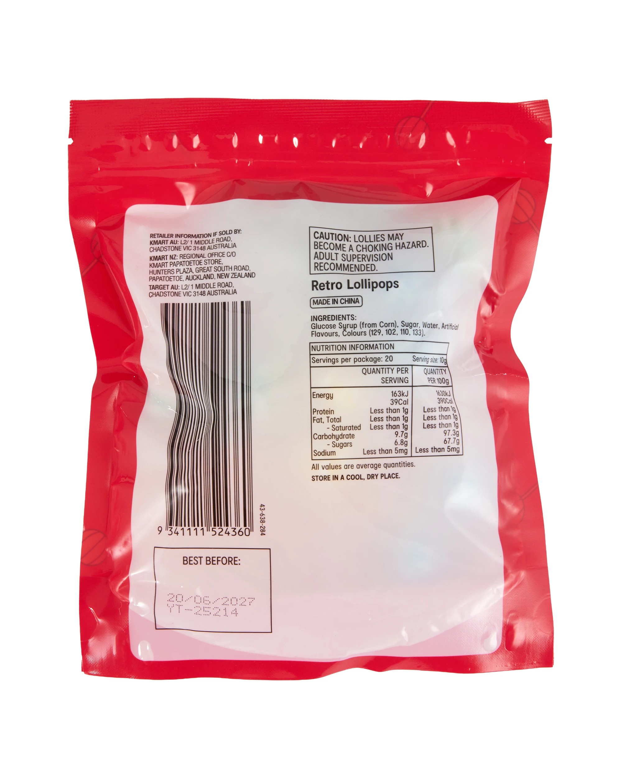 3 Retro Lollipops 200g, 3 of 3